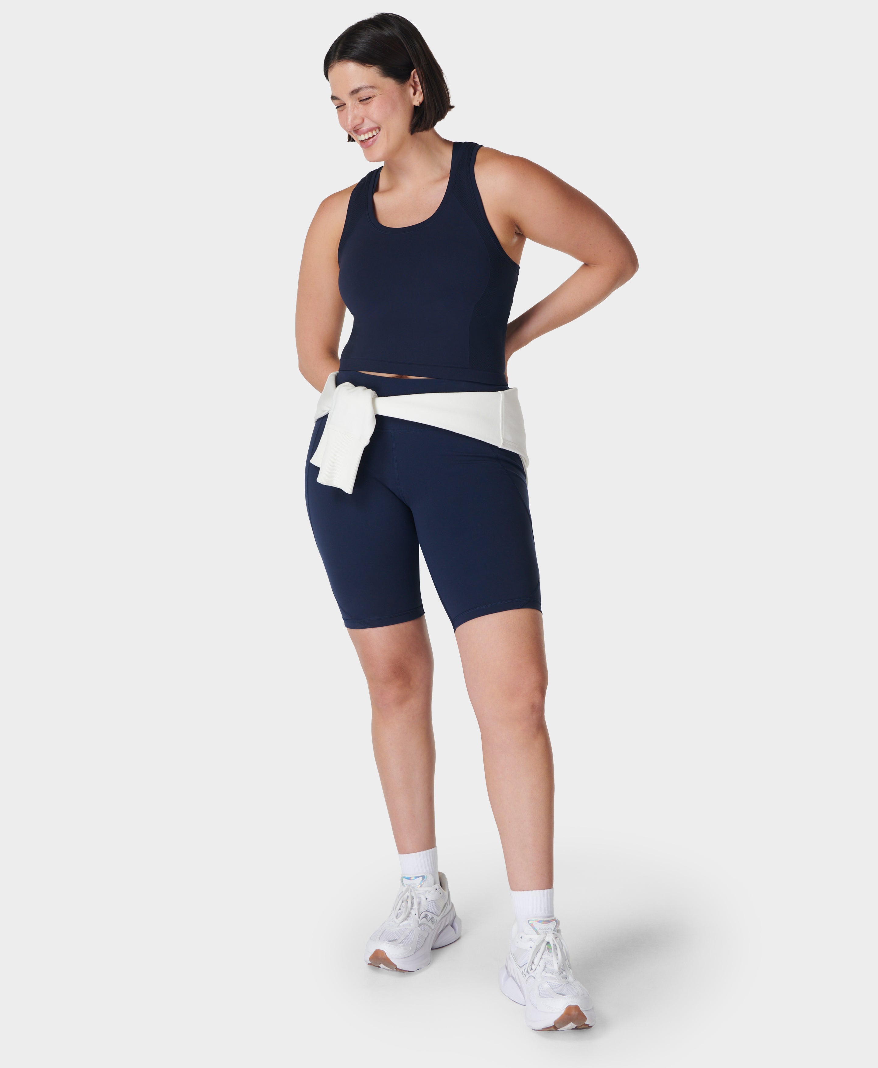 Power 9" Biker Shorts