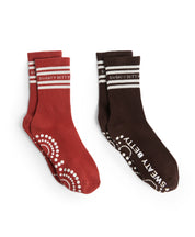 Mid Length Ankle Gripper Socks 2 Pack