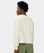 Sand Wash Pin Tuck Sweatshirt