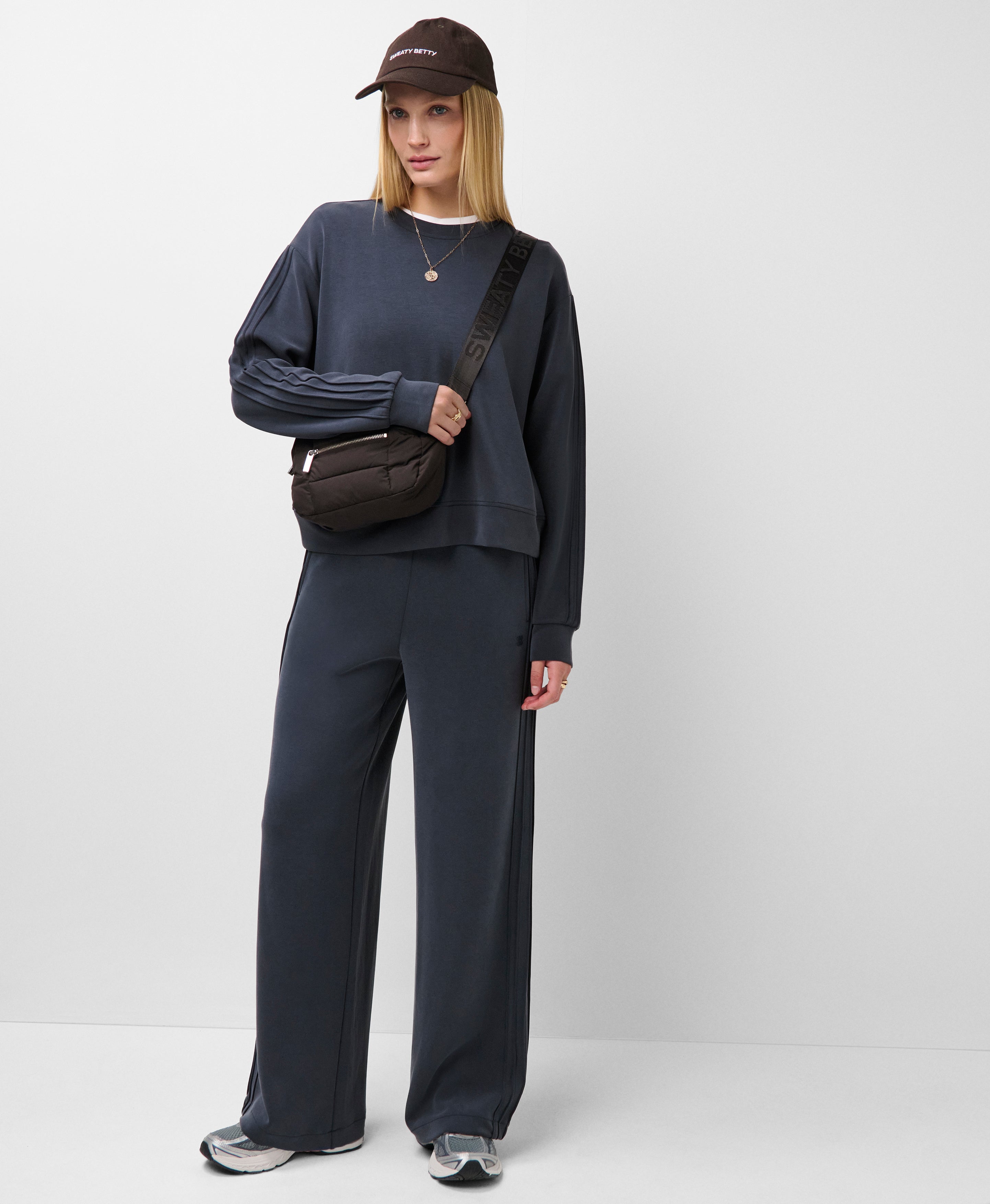 Sand Wash Pin Tuck Sweatshirt