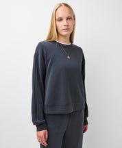 Sand Wash Pin Tuck Sweatshirt