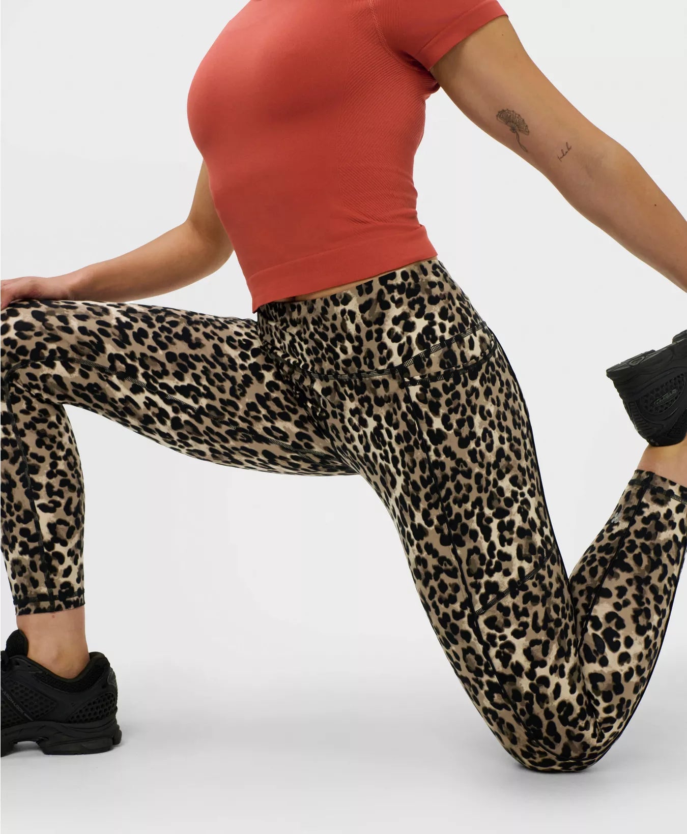Power 7/8 Piping Workout Leggings