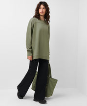 After Class Yoke Crop Sweatshirt