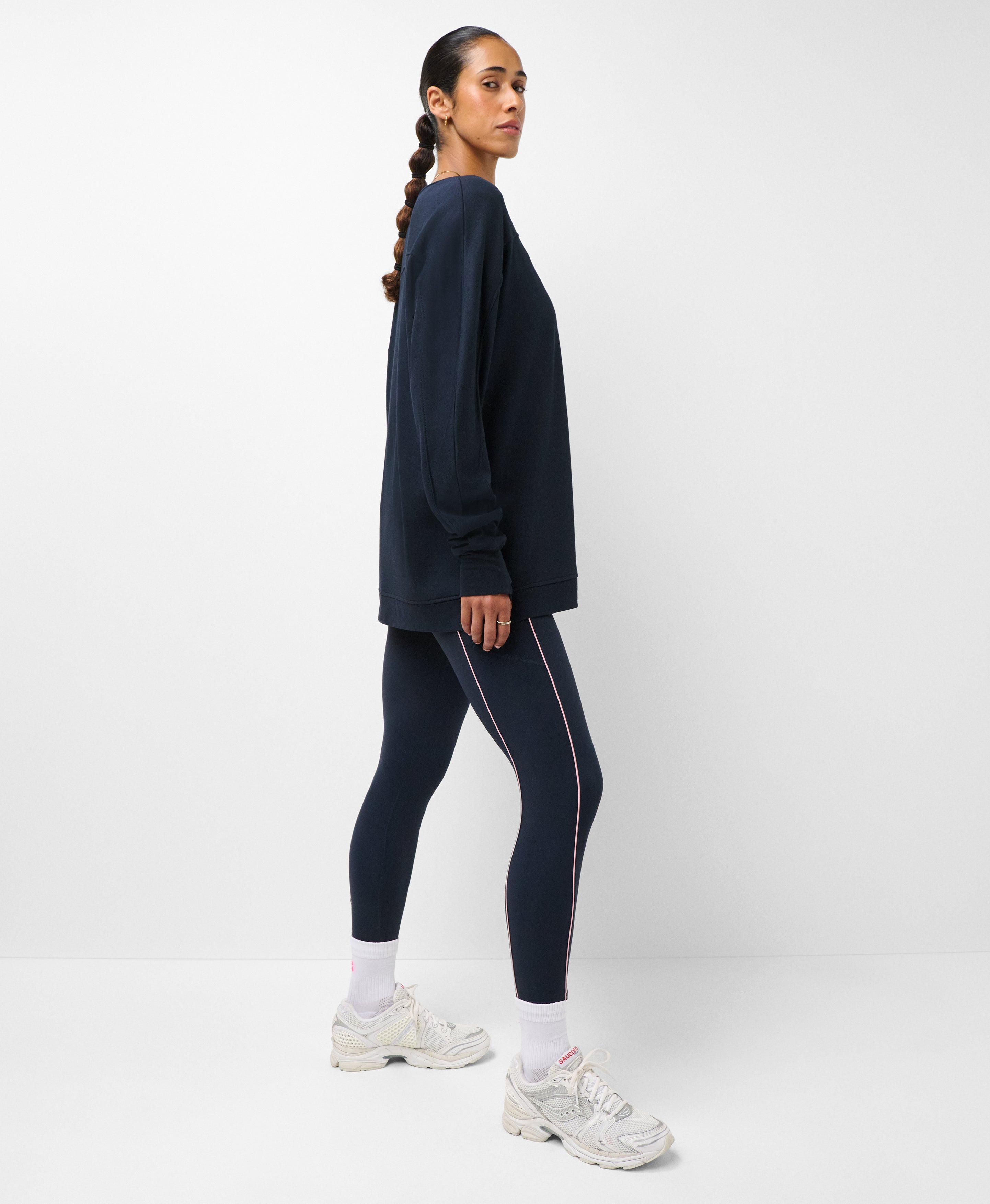 After Class Yoke Longline Sweatshirt
