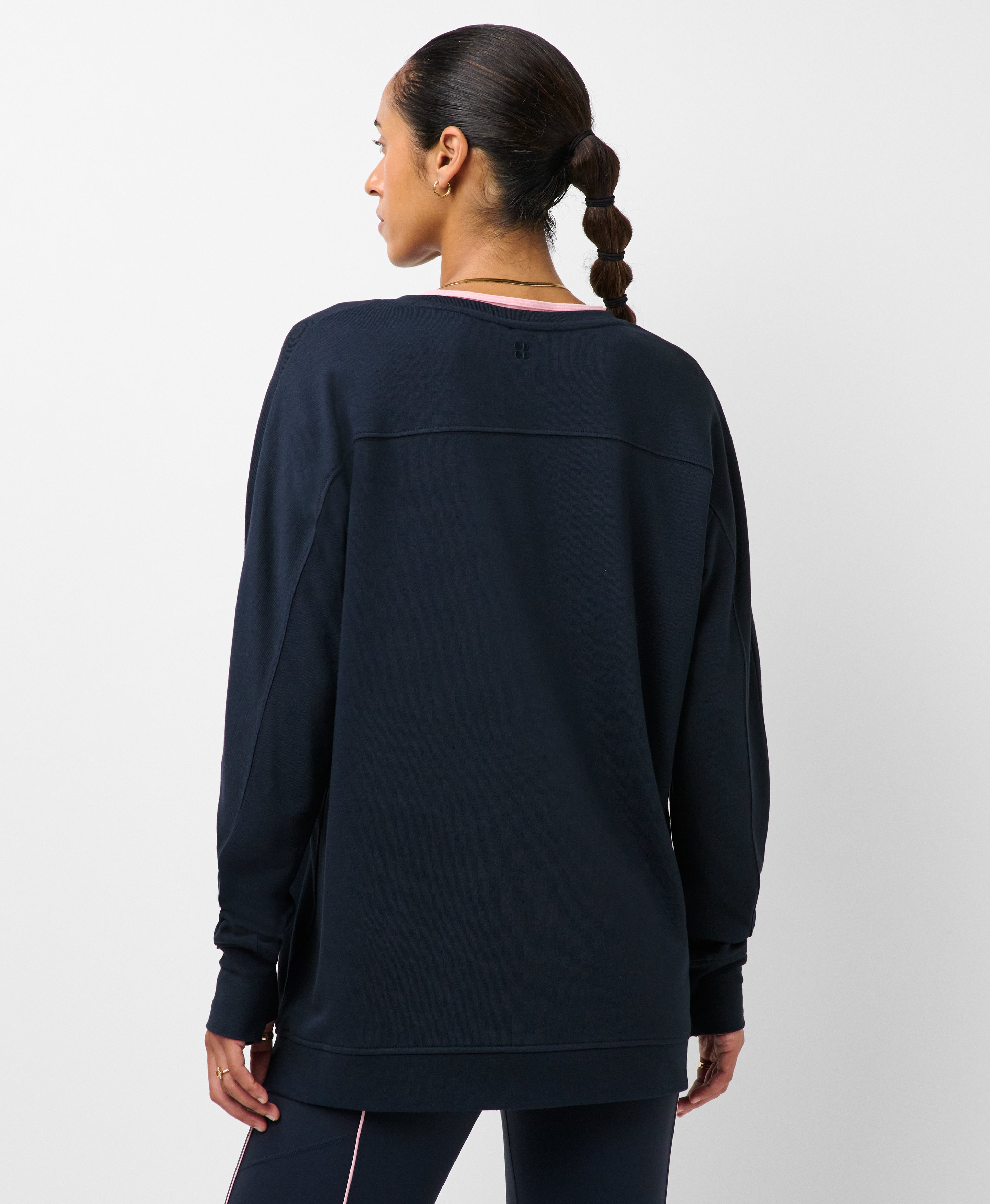 After Class Yoke Longline Sweatshirt