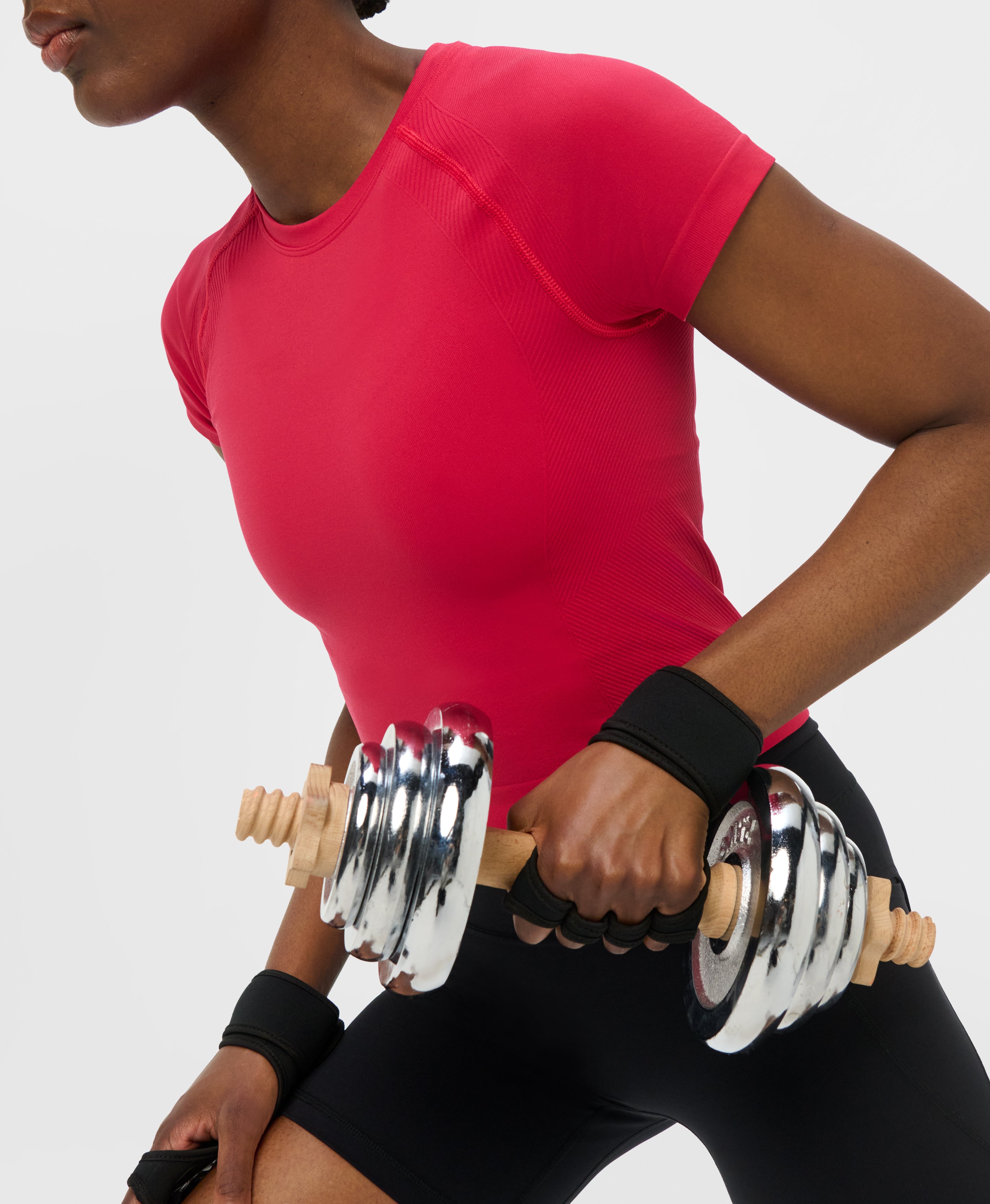 Athlete Crop Seamless Workout T-Shirt