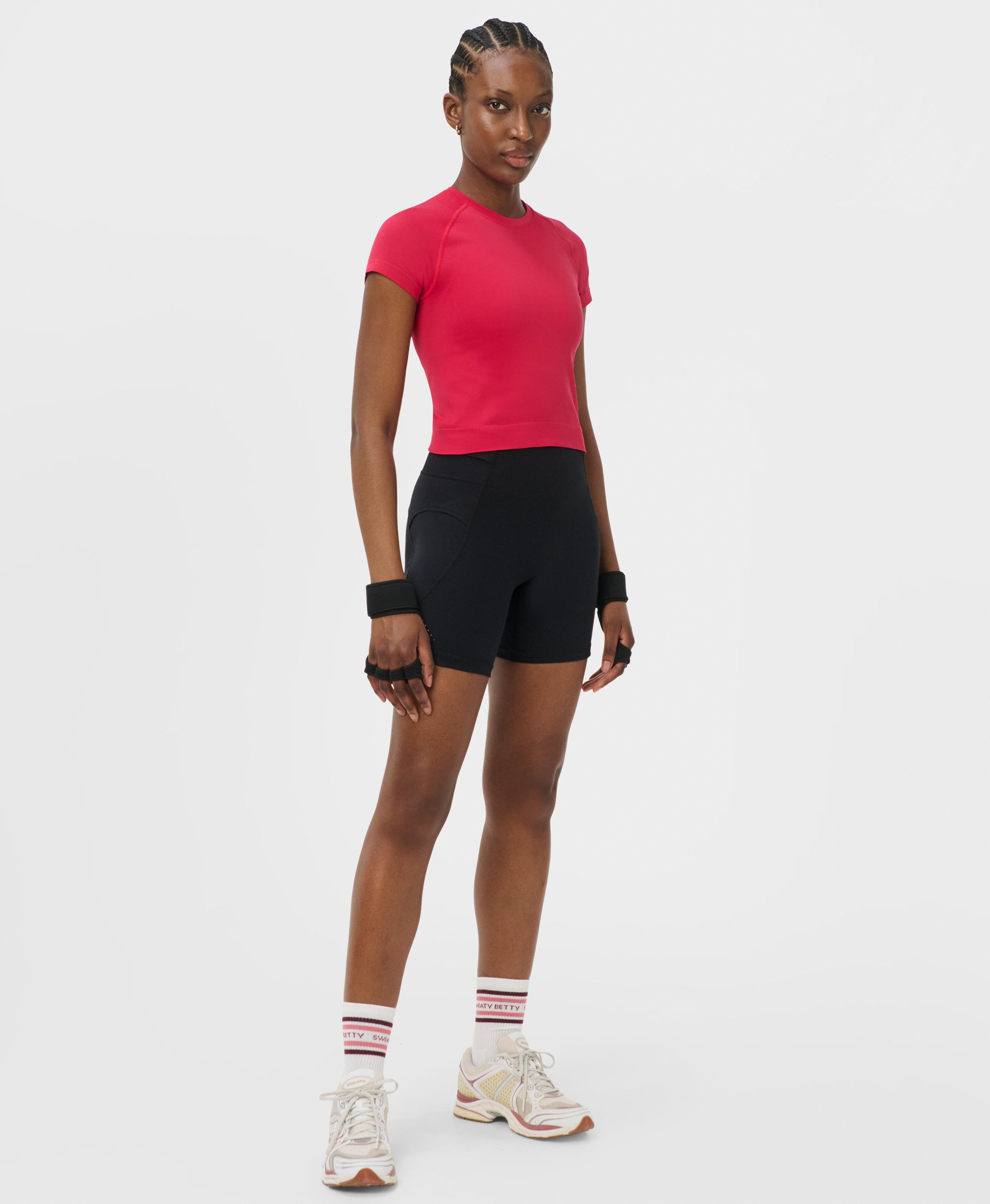 Athlete Crop Seamless Workout T-Shirt