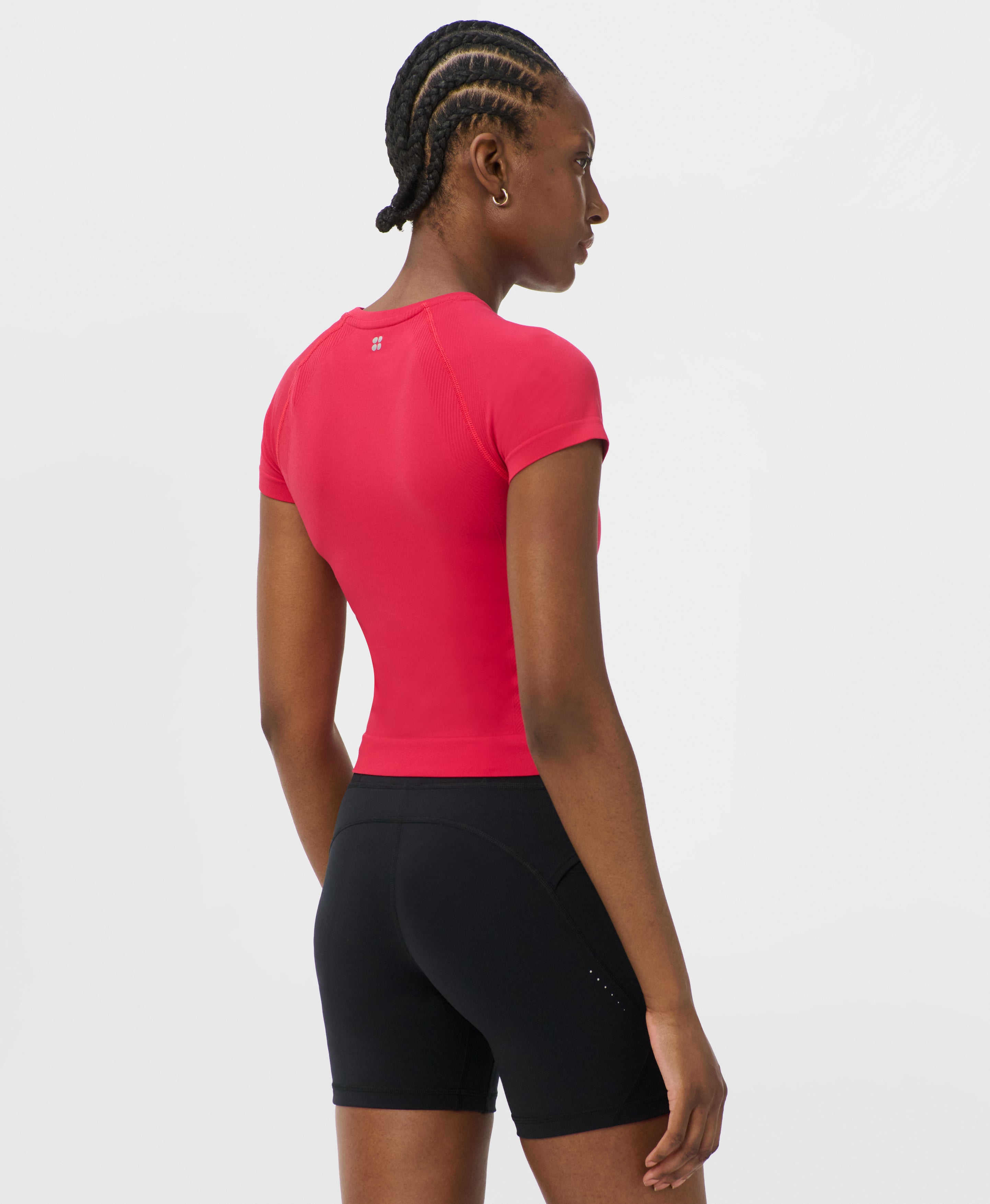 Athlete Crop Seamless Workout T-Shirt
