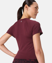 Athlete Crop Seamless Workout T-Shirt
