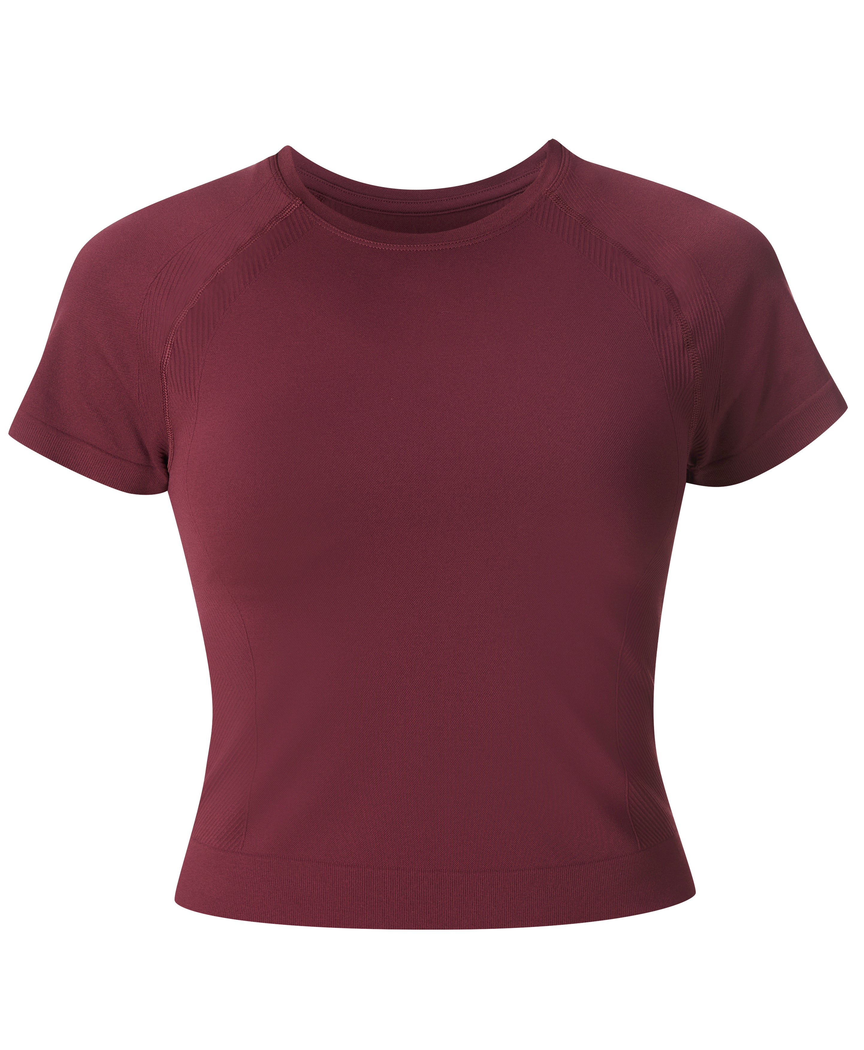 Athlete Crop Seamless Workout T-Shirt