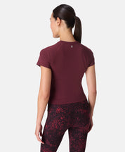 Athlete Crop Seamless Workout T-Shirt