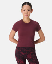 Athlete Crop Seamless Workout T-Shirt