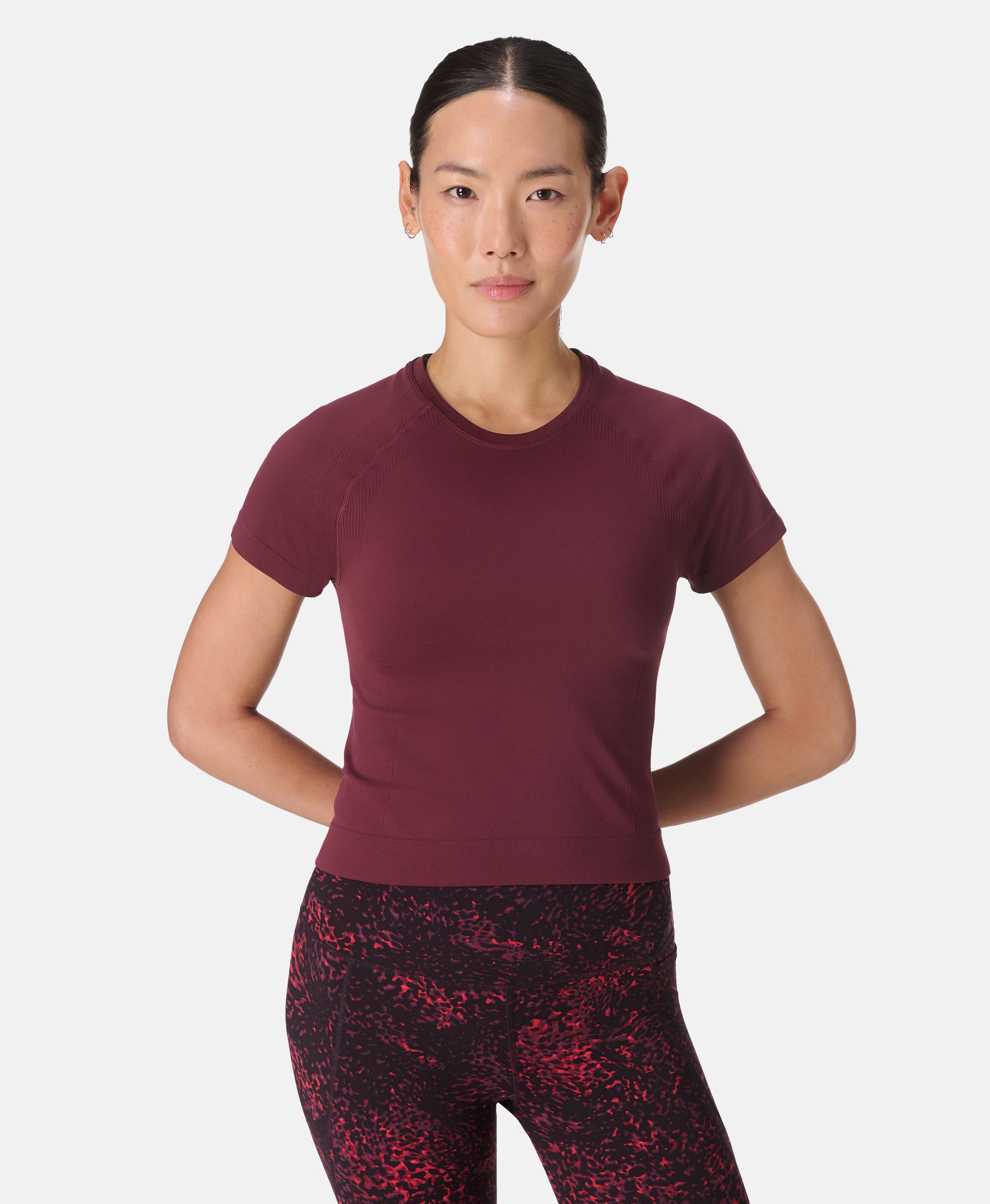 Athlete Crop Seamless Workout T-Shirt