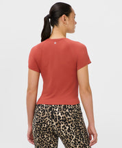 Athlete Crop Seamless Workout T-Shirt