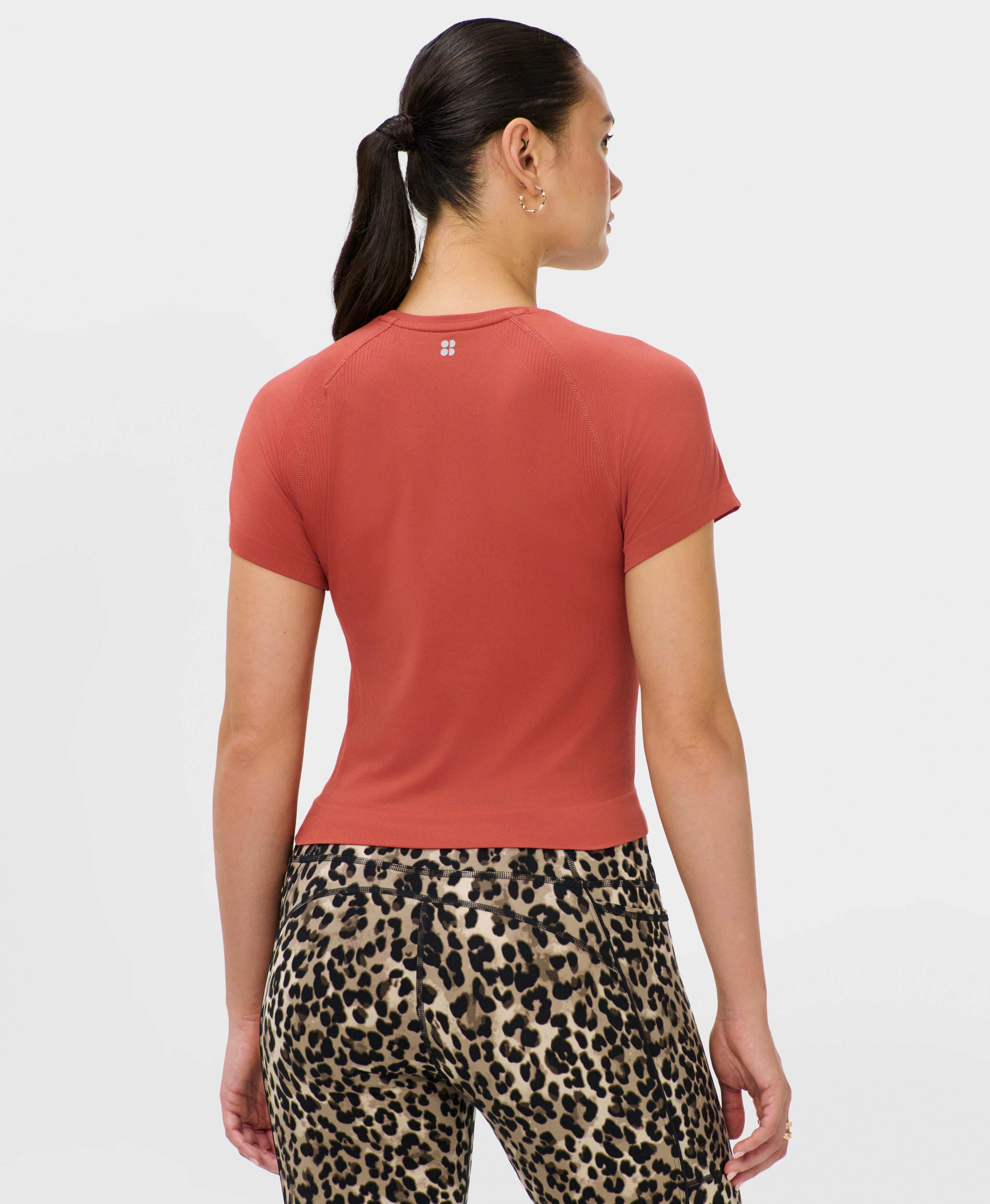 Athlete Crop Seamless Workout T-Shirt