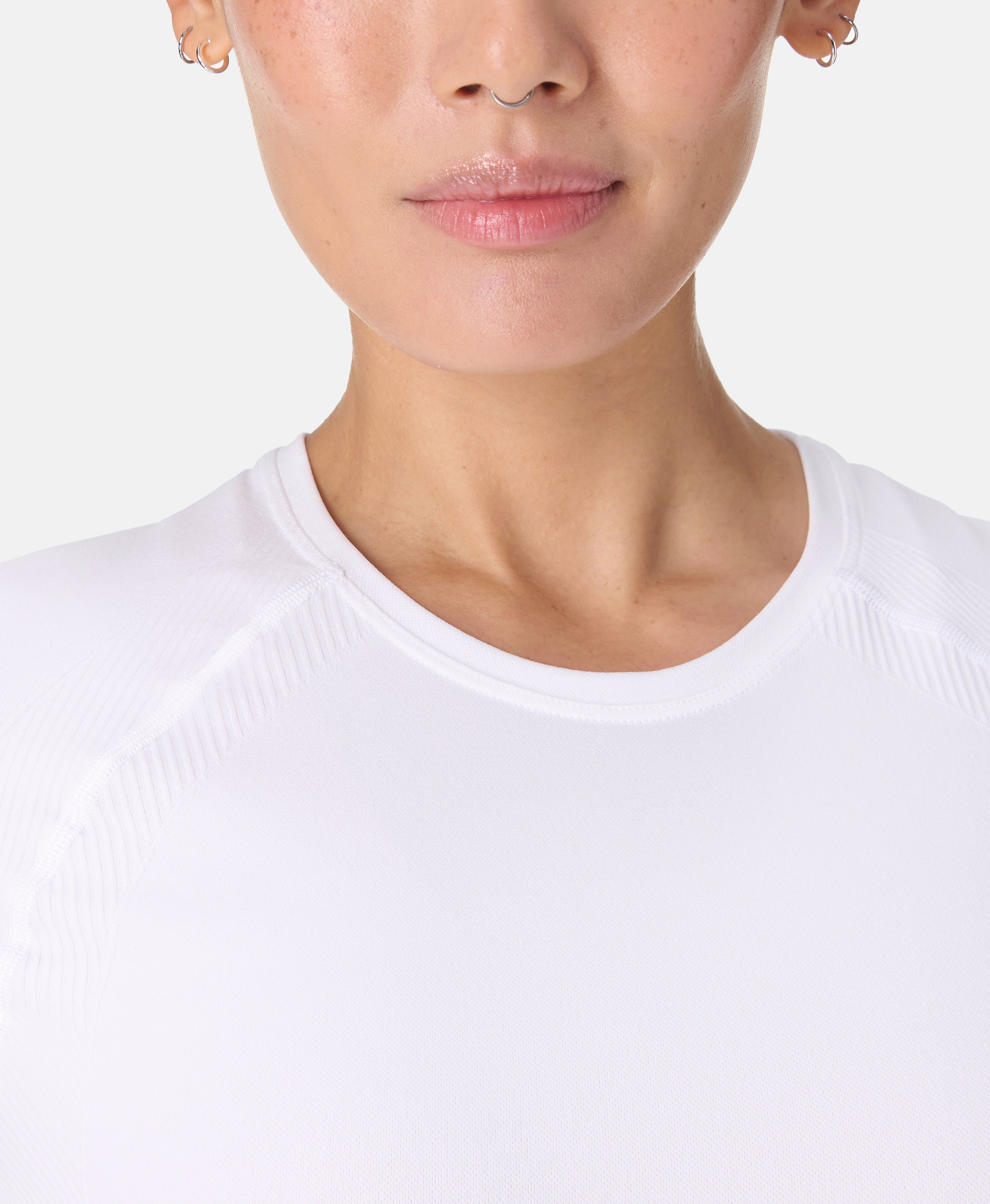 Athlete Crop Seamless Workout T-Shirt