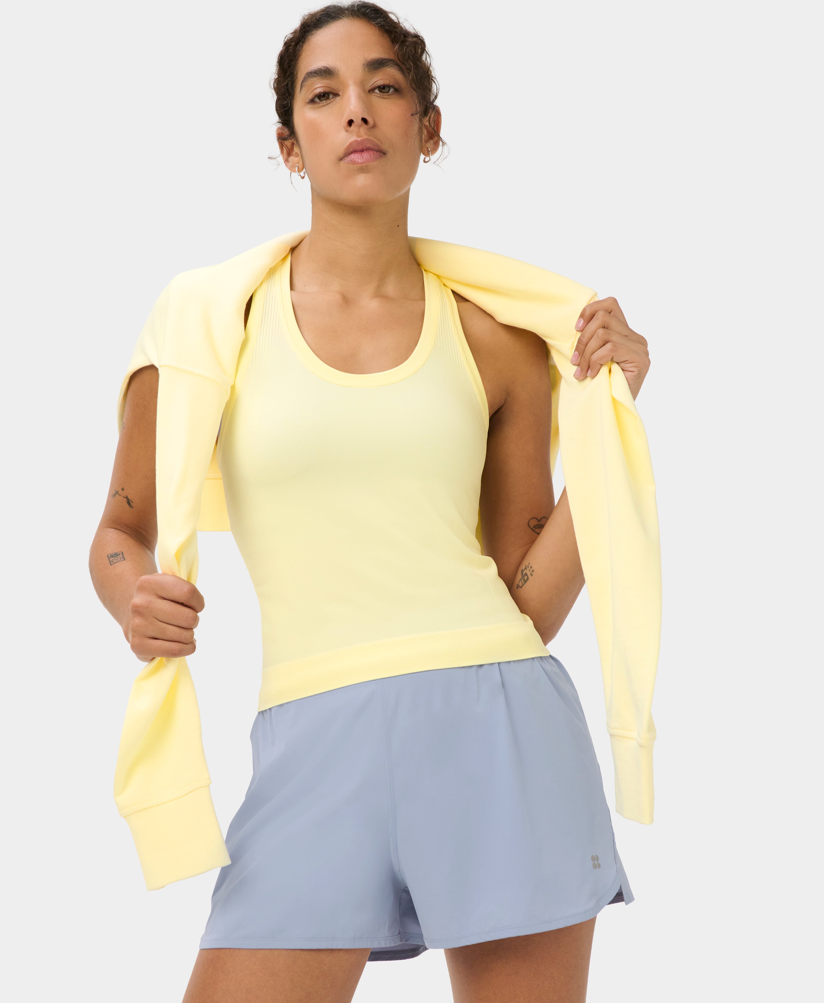 Athlete Crop Seamless Workout Tank Top