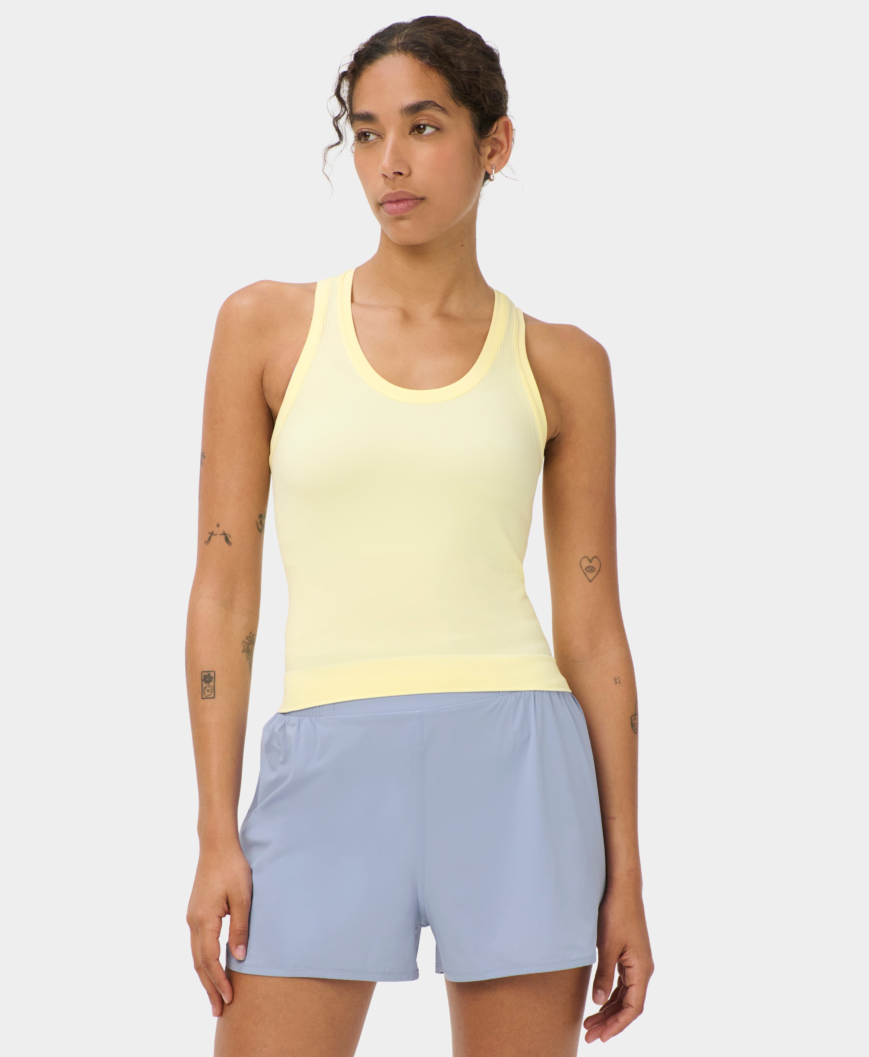 Athlete Crop Seamless Workout Tank Top