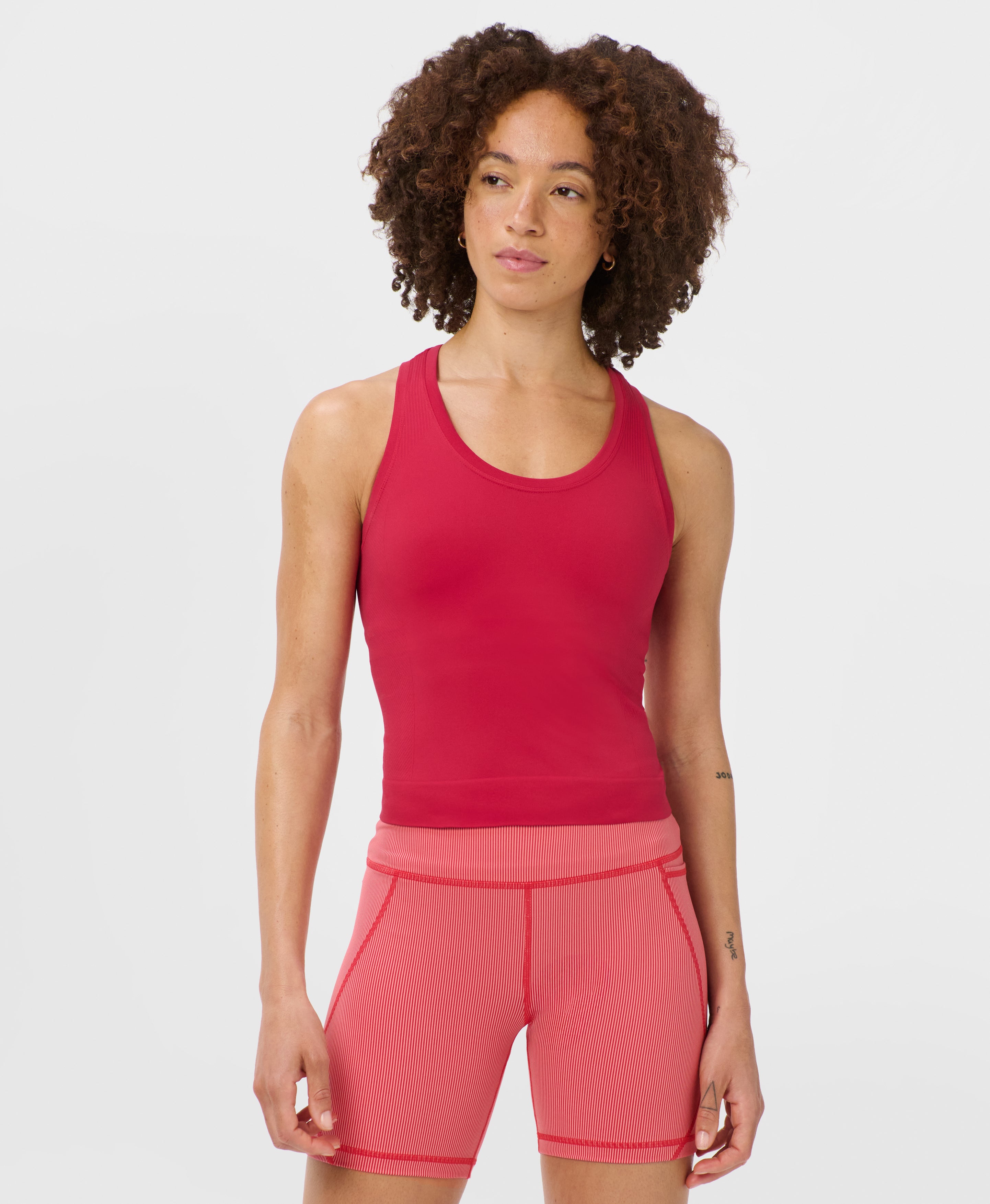 Athlete Crop Seamless Workout Tank Top