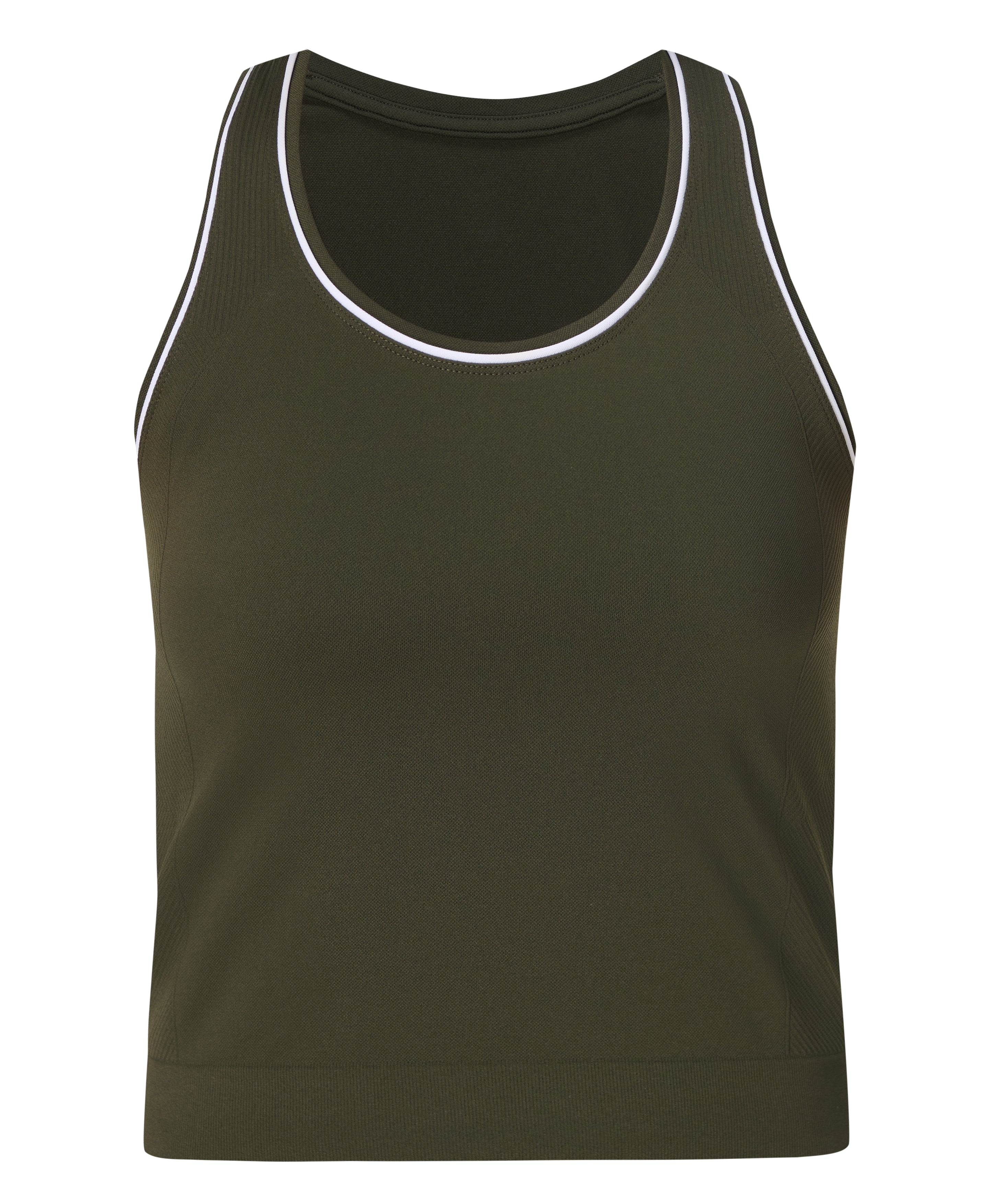Athlete Crop Seamless Workout Tank Top