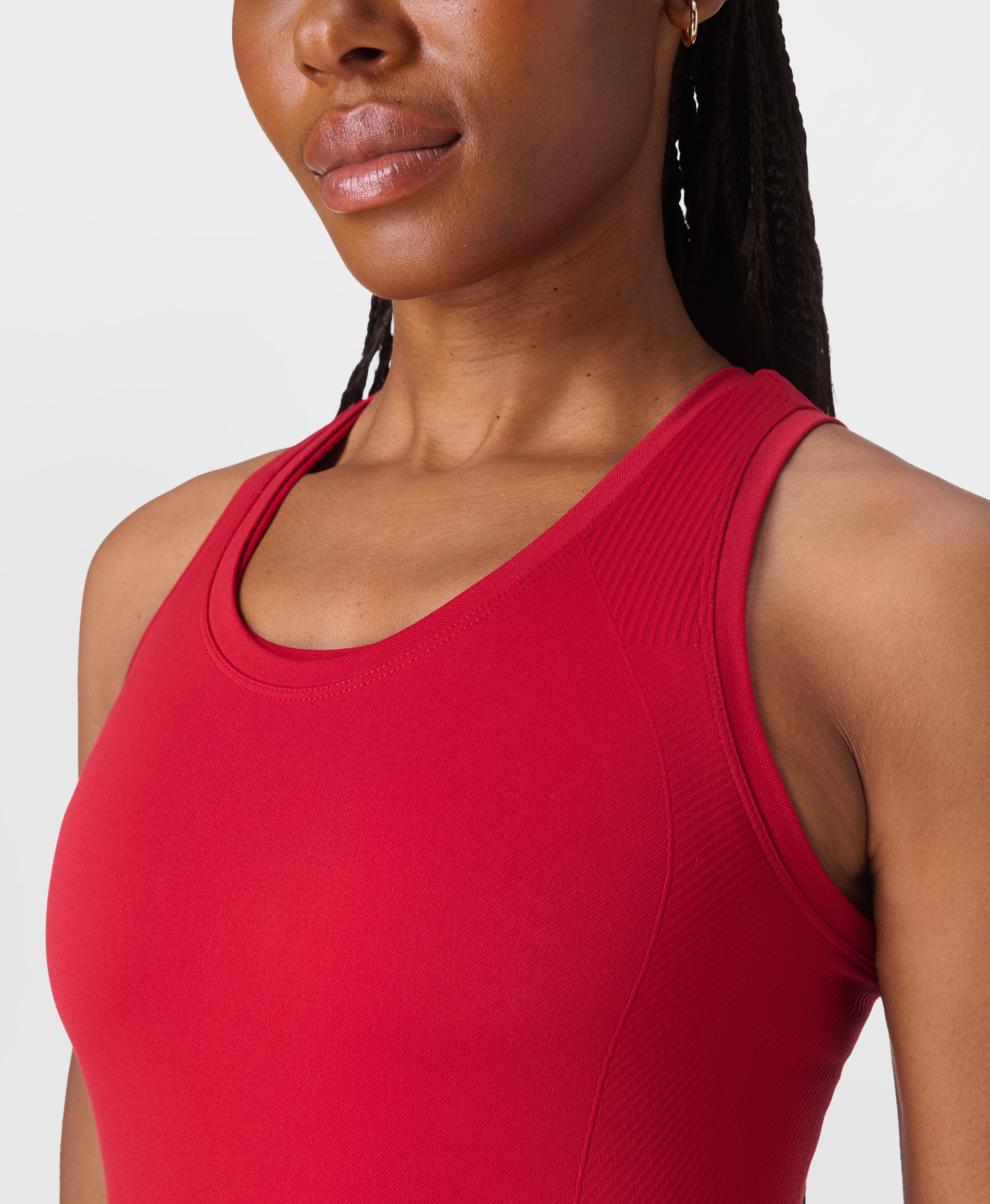 Athlete Crop Seamless Workout Tank Top
