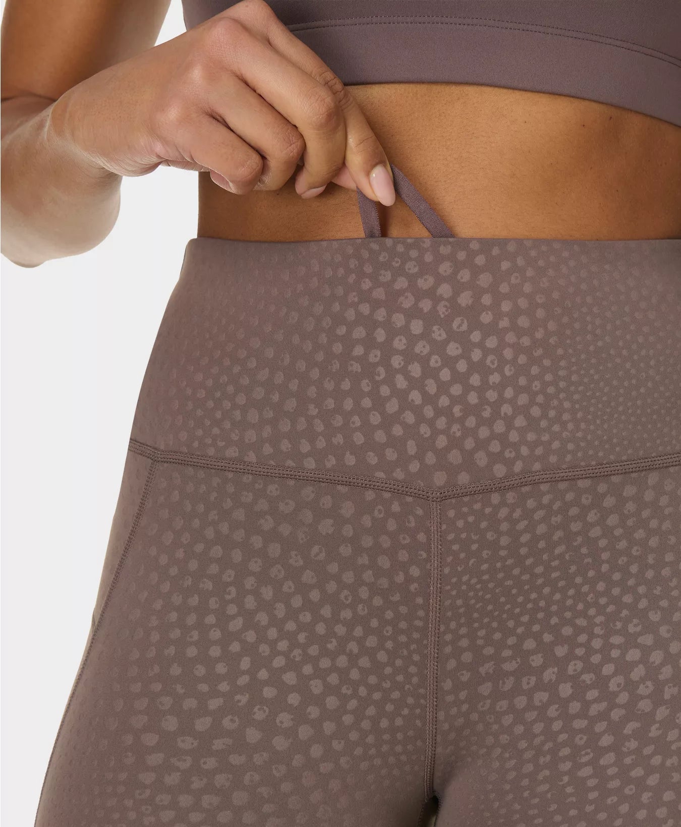 All Day 7/8 Embossed Leggings