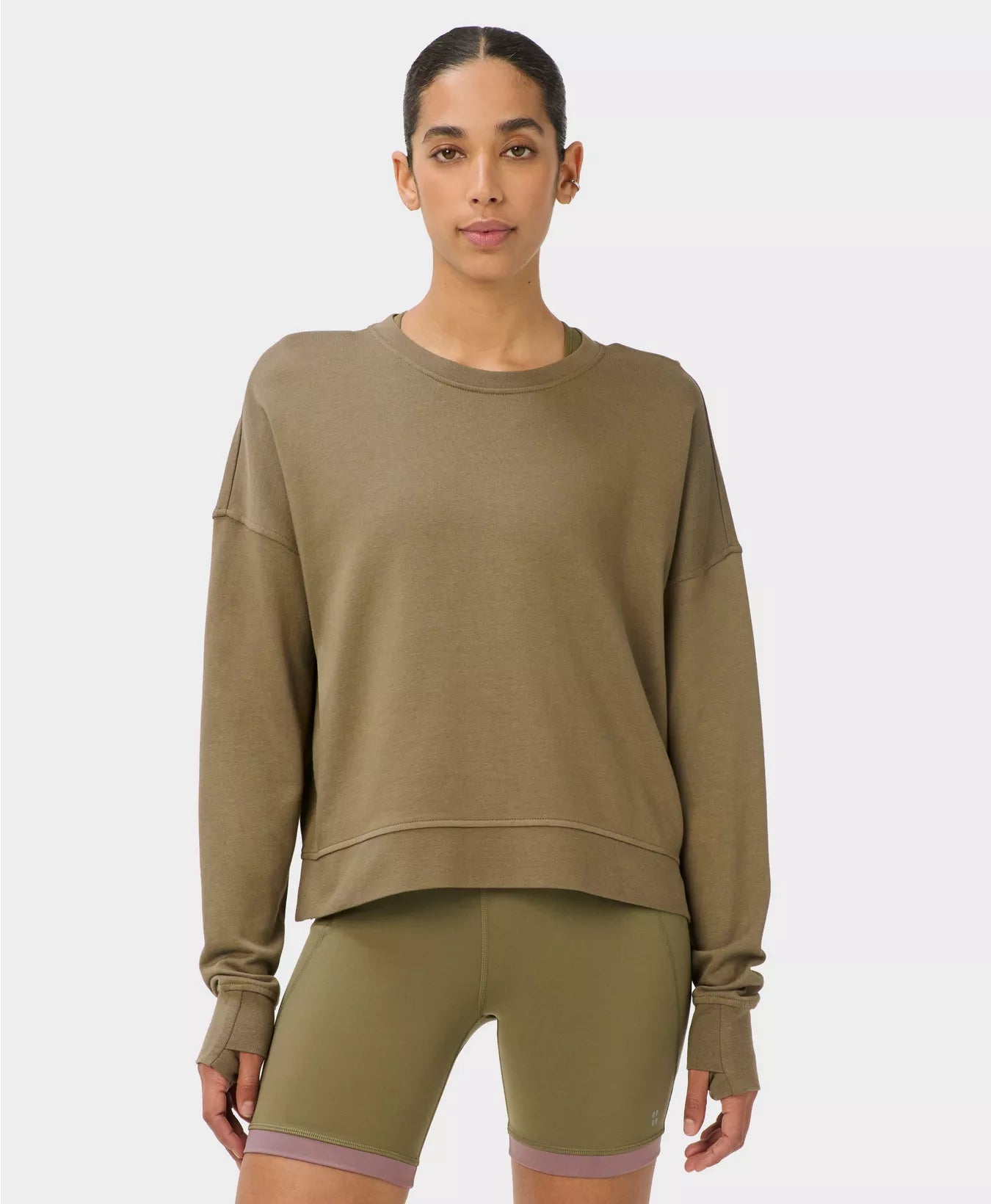 After Class Crop Sweatshirt