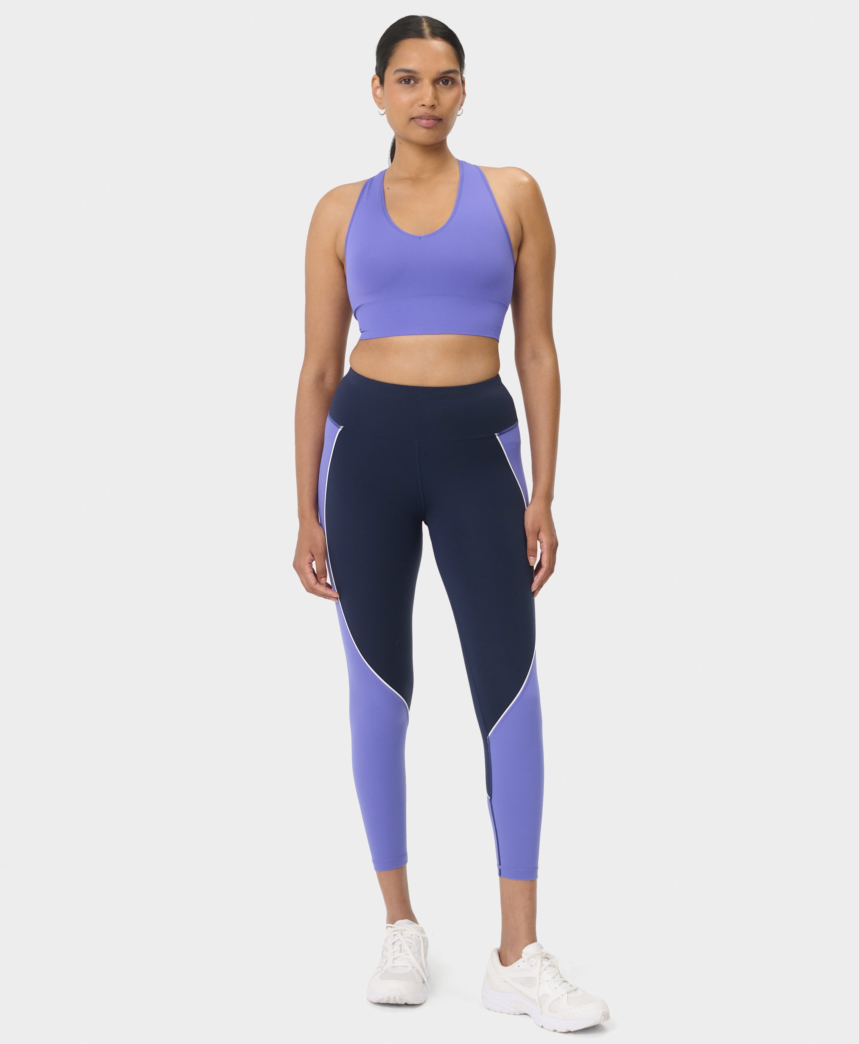 Power 7/8 Colourblock Workout Leggings