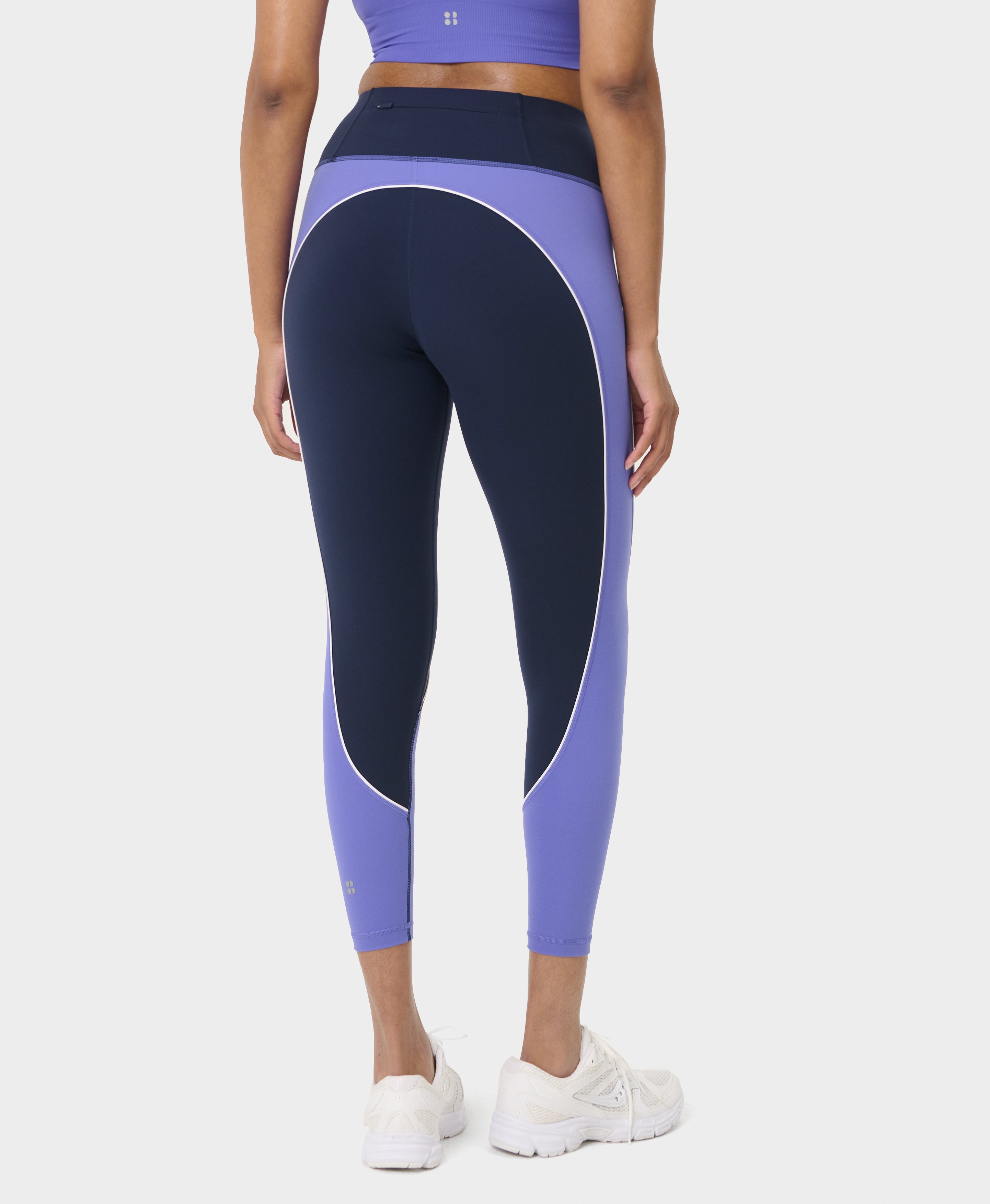 Power 7/8 Colourblock Workout Leggings