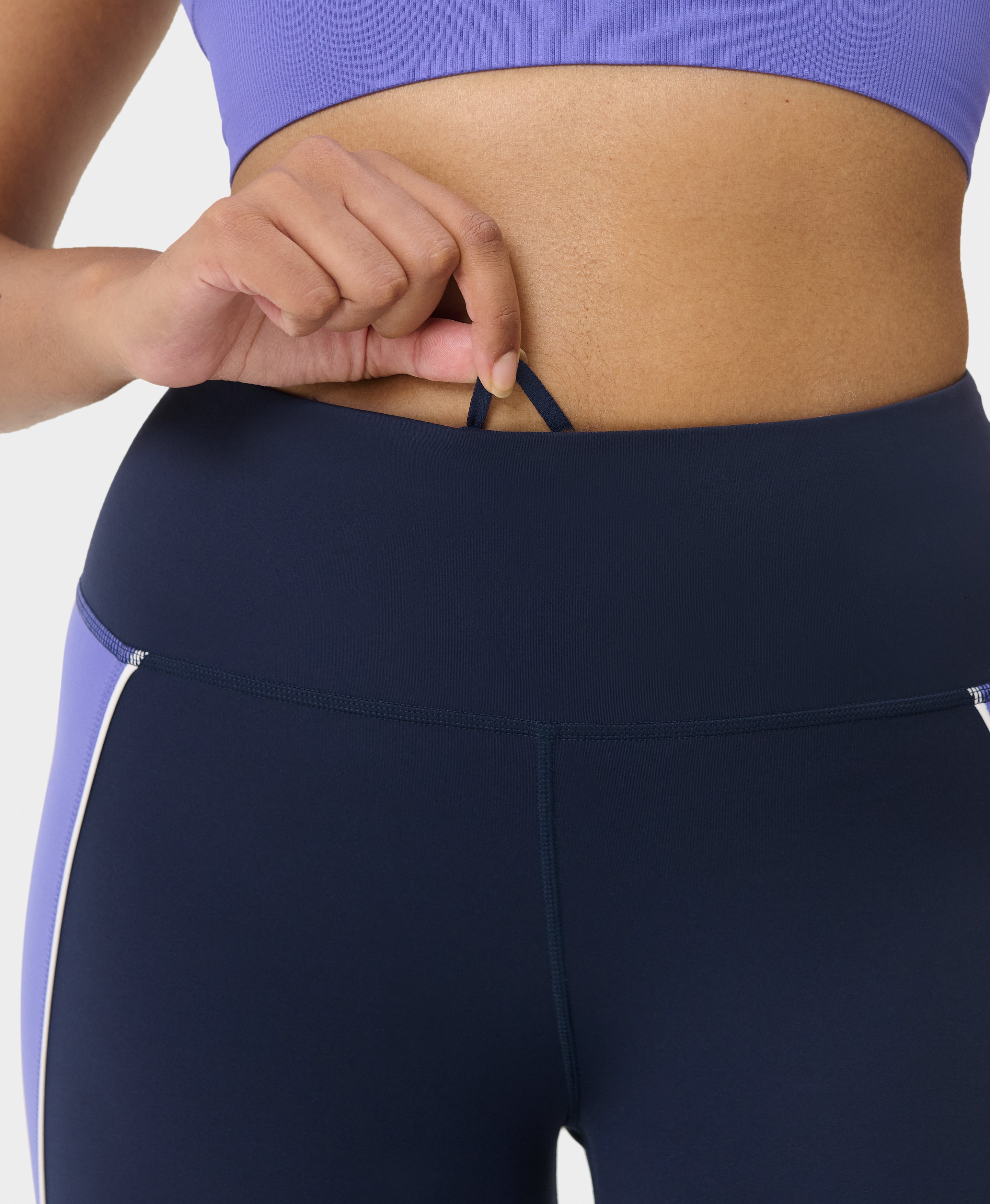 Power 7/8 Colourblock Workout Leggings