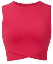 All Day Cropped Wrap Tank