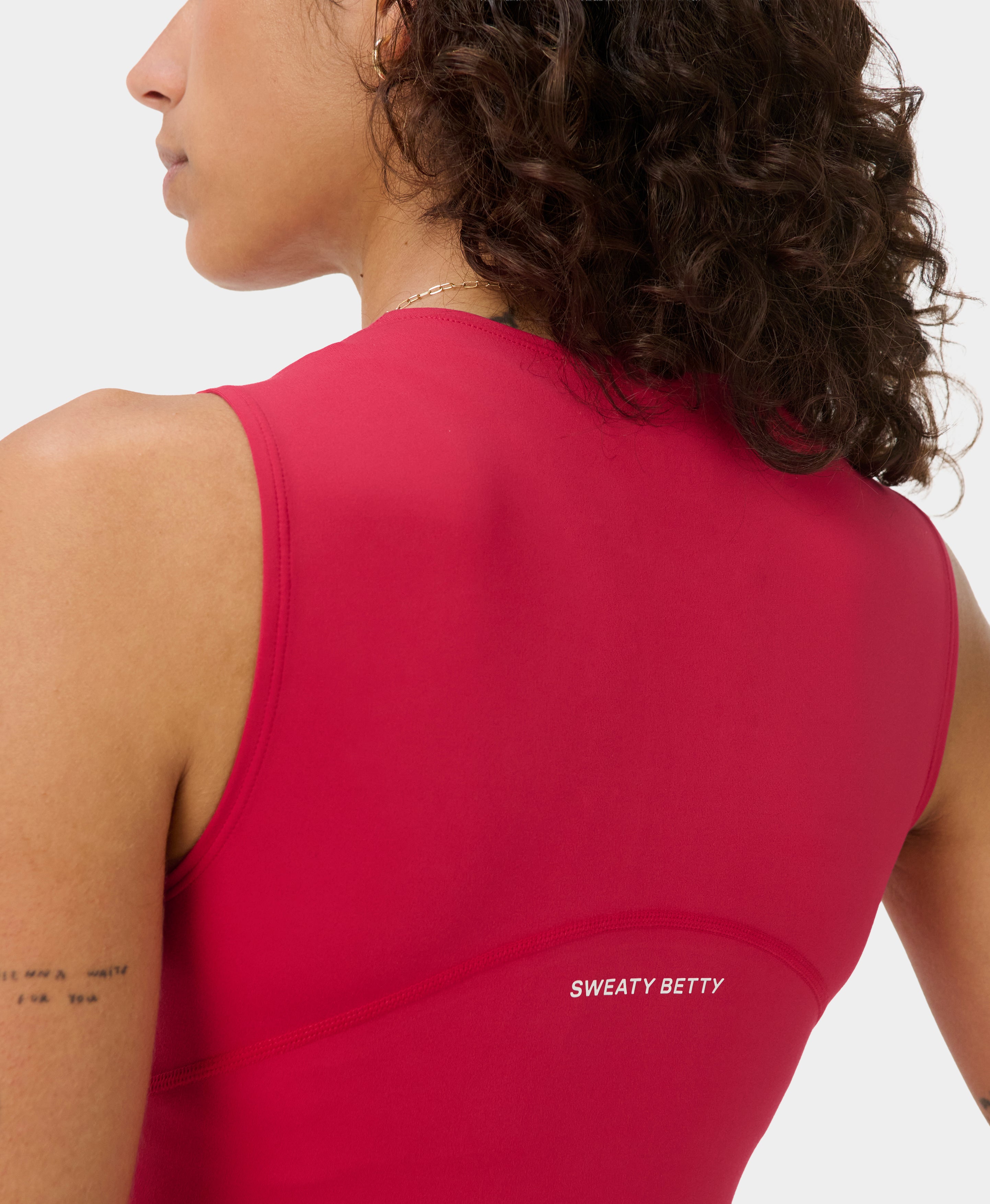 All Day Cropped Wrap Tank