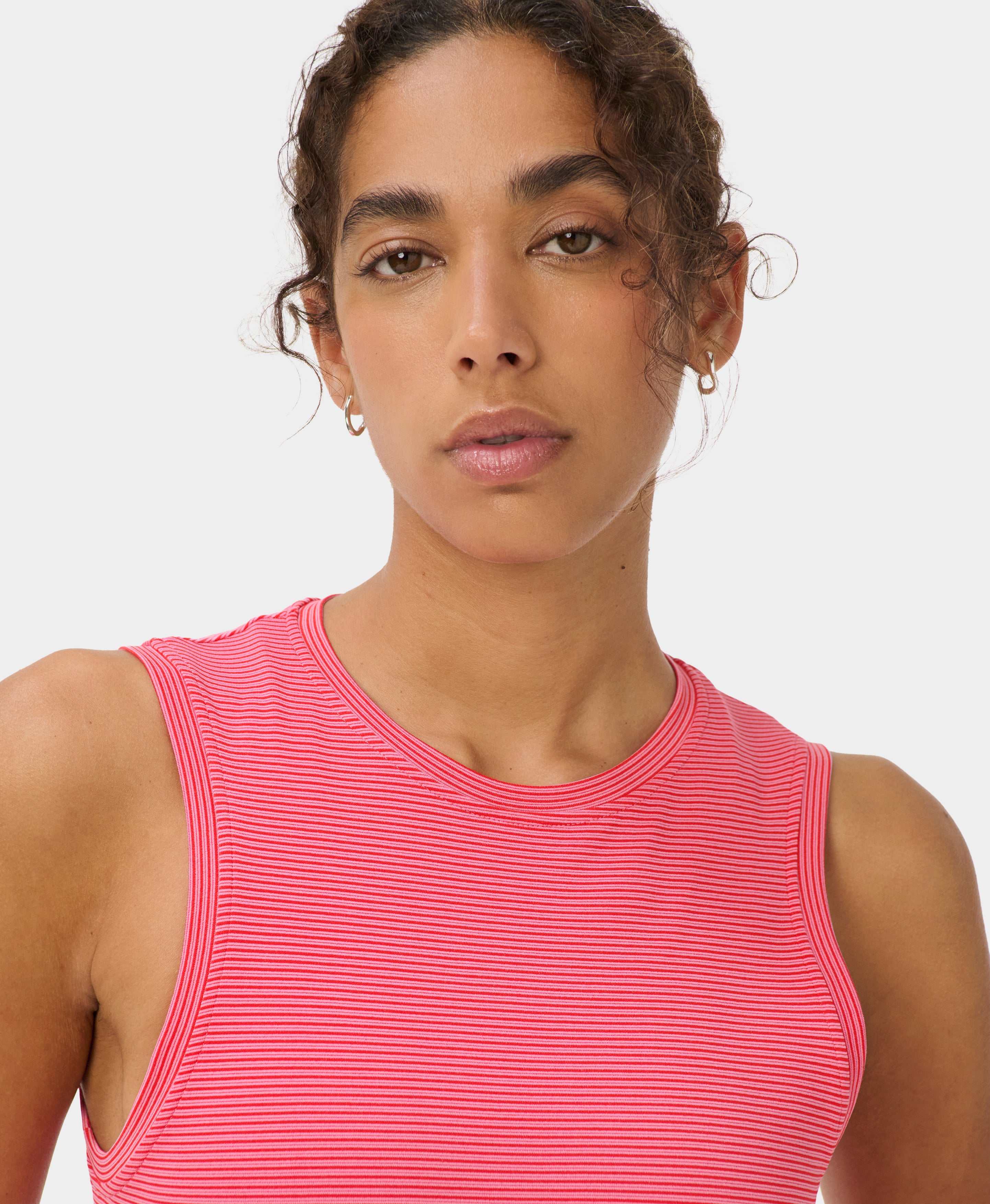 Athlete Seamless Mid Length Racer Tank