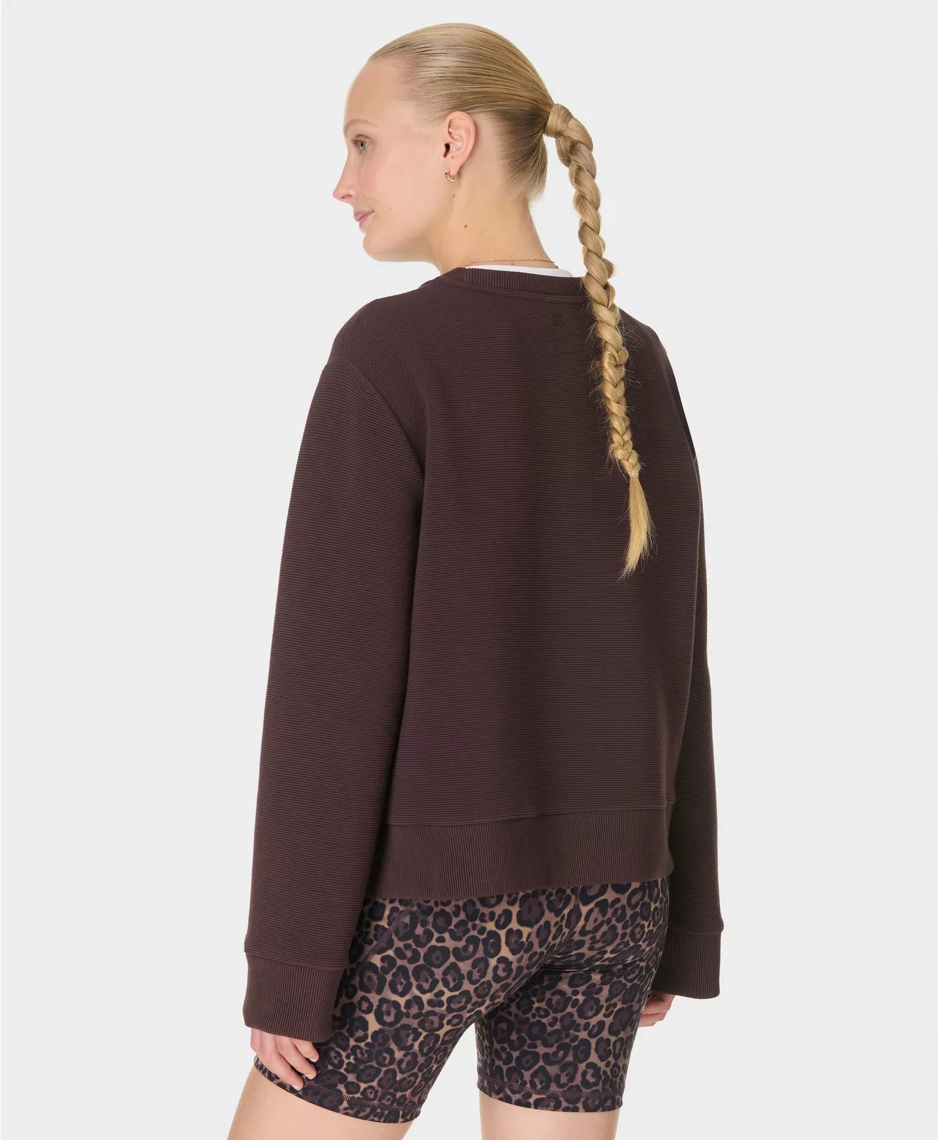 Peaceful Rib Cropped Sweatshirt
