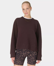 Peaceful Rib Cropped Sweatshirt