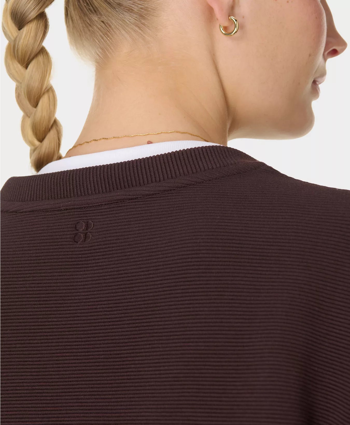 Peaceful Rib Cropped Sweatshirt