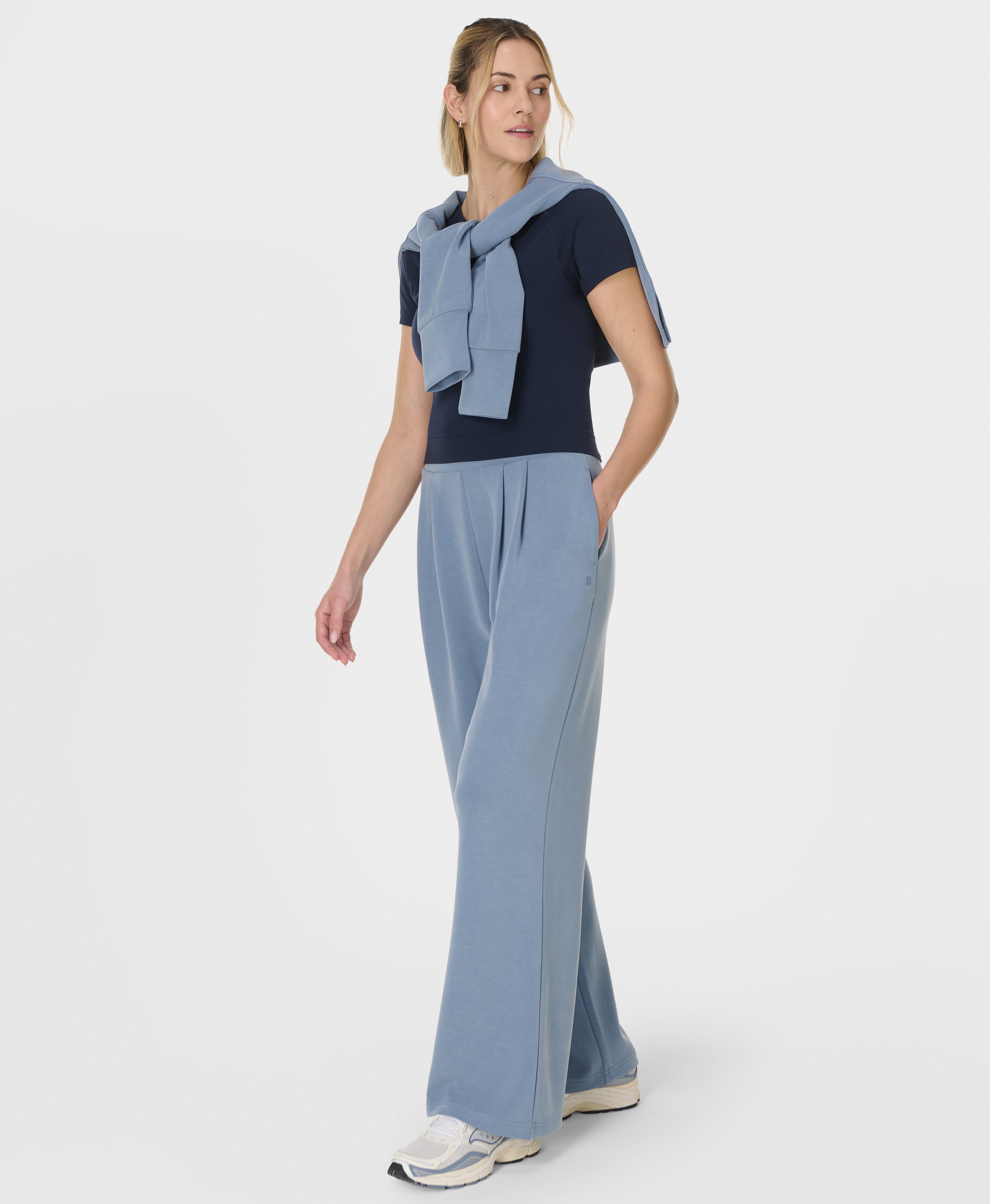 Sand Wash Wide Leg Trouser