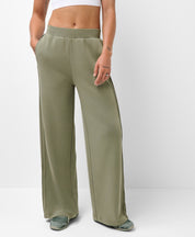 Sand Wash Wide Leg Pintuck Trouser