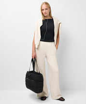 Sand Wash Wide Leg Pintuck Trouser