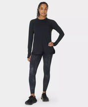 Breathe Easy Longline Long Sleeve Top