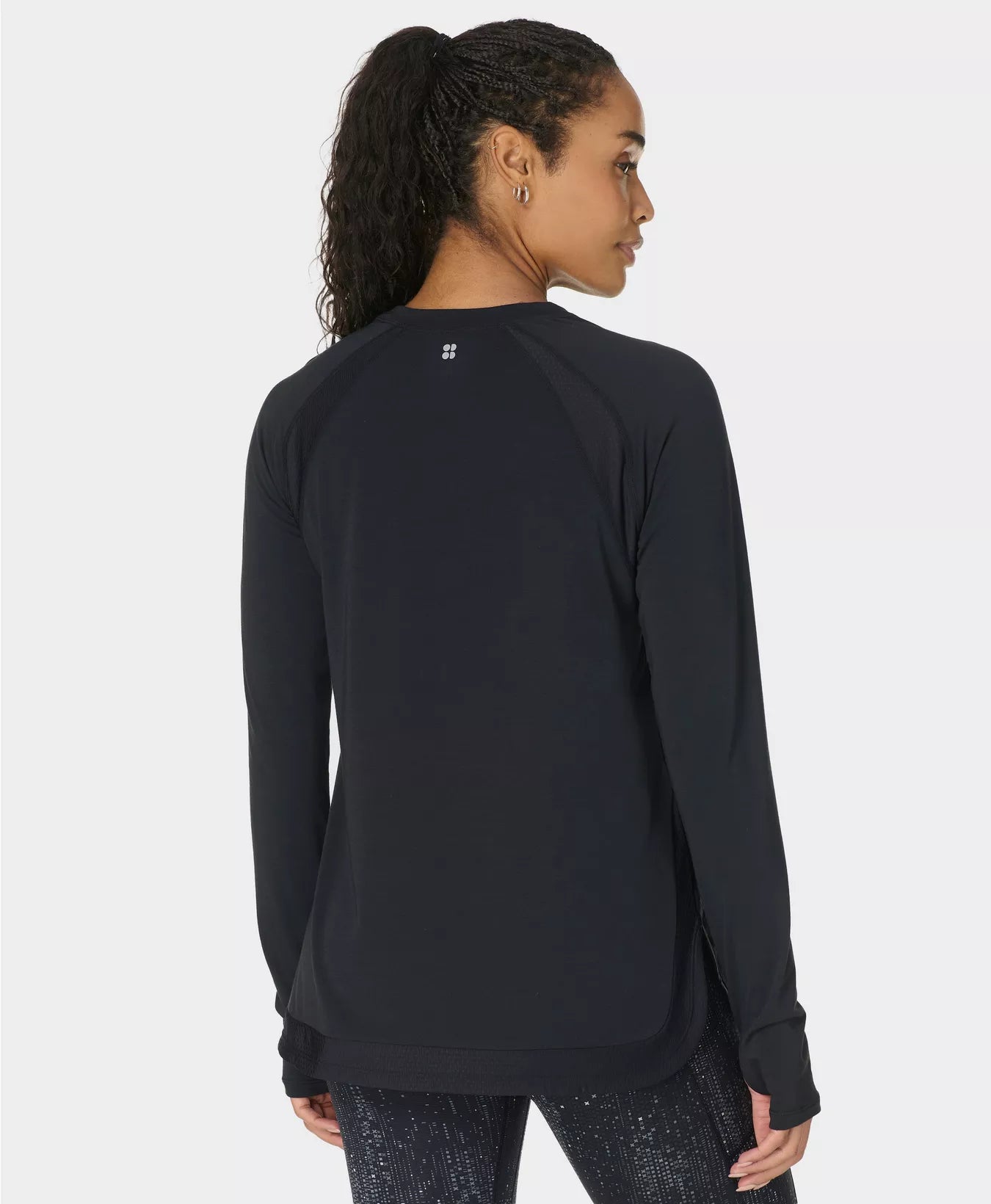 Breathe Easy Longline Long Sleeve Top