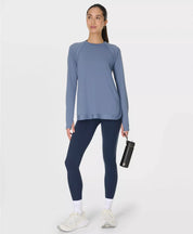 Breathe Easy Longline Long Sleeve Top