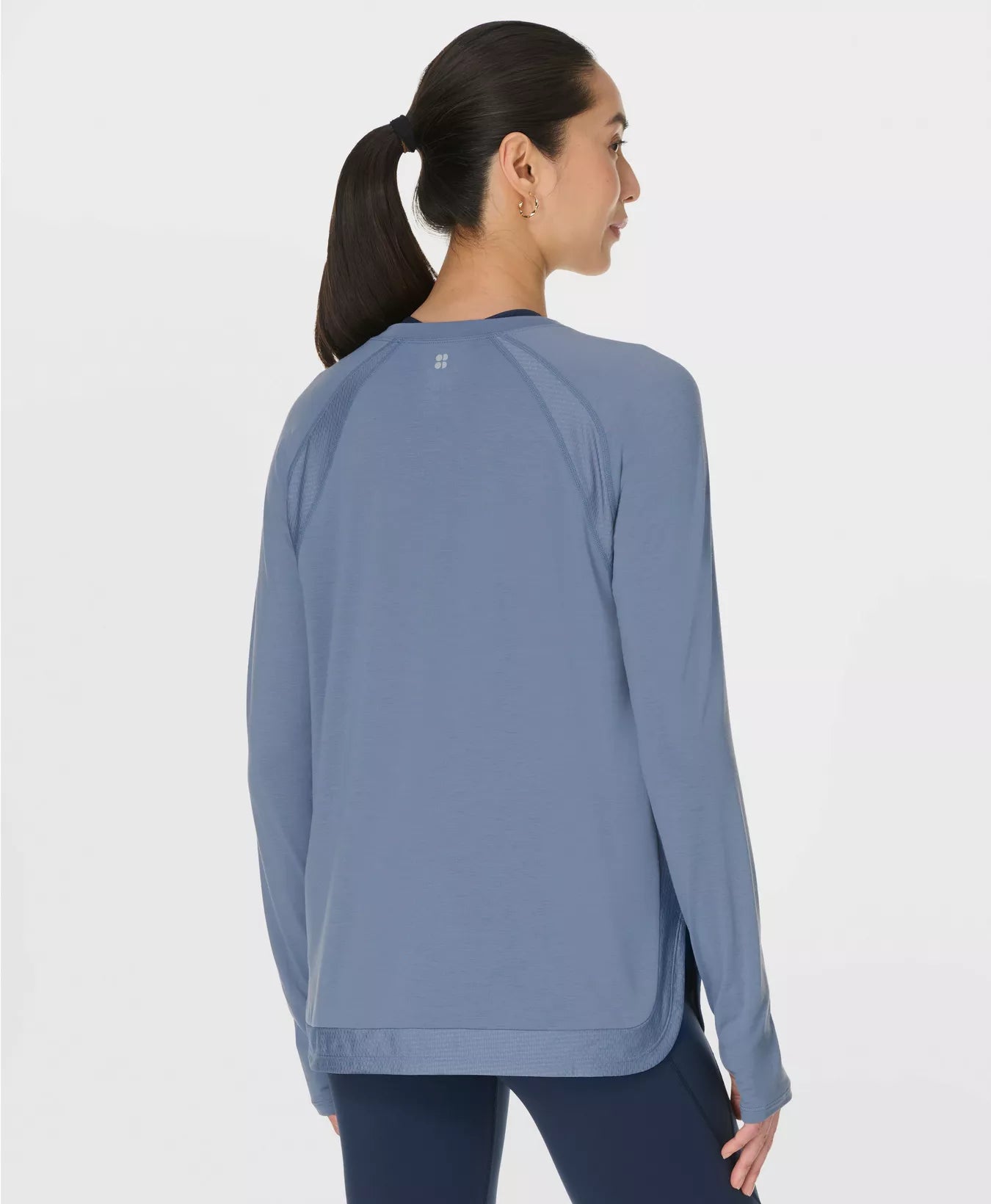 Breathe Easy Longline Long Sleeve Top