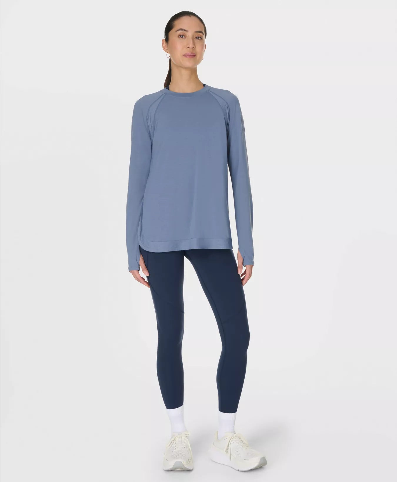 Breathe Easy Longline Long Sleeve Top