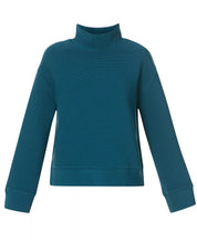 Peaceful Rib Funnel Neck Sweatshirt