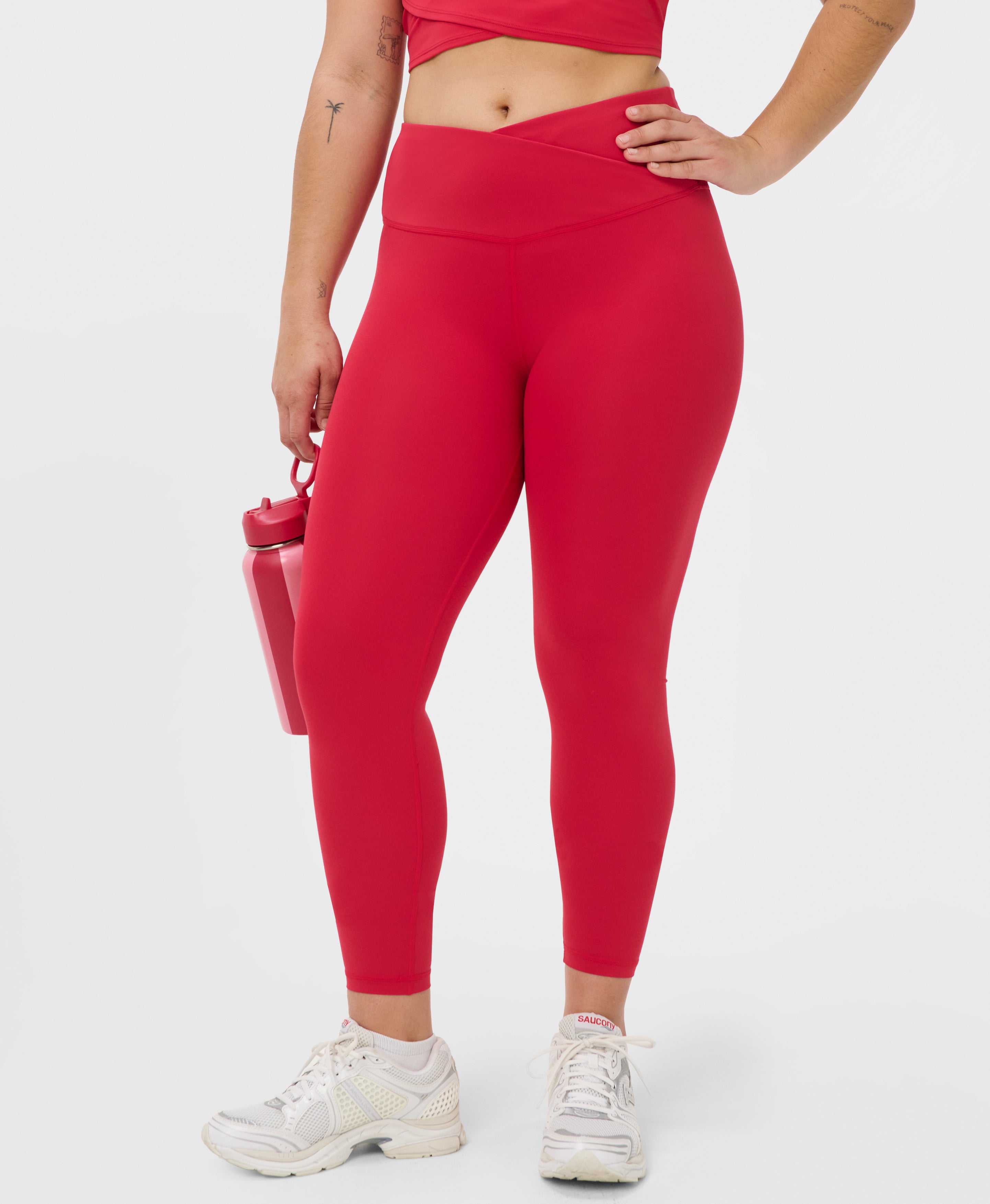 All Day 7/8 Wrap Waist Leggings