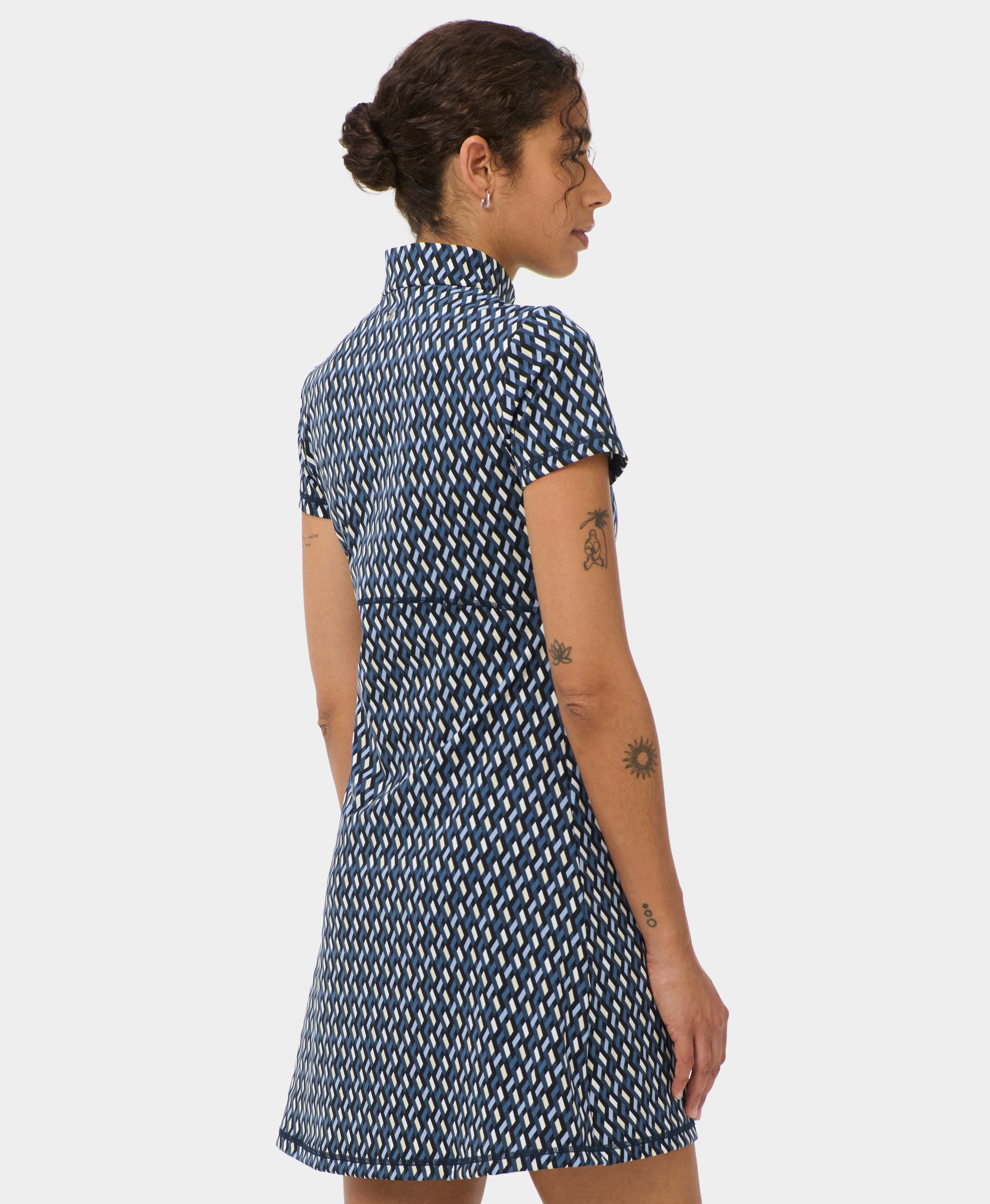 Power Tennis Quarter Zip Dress