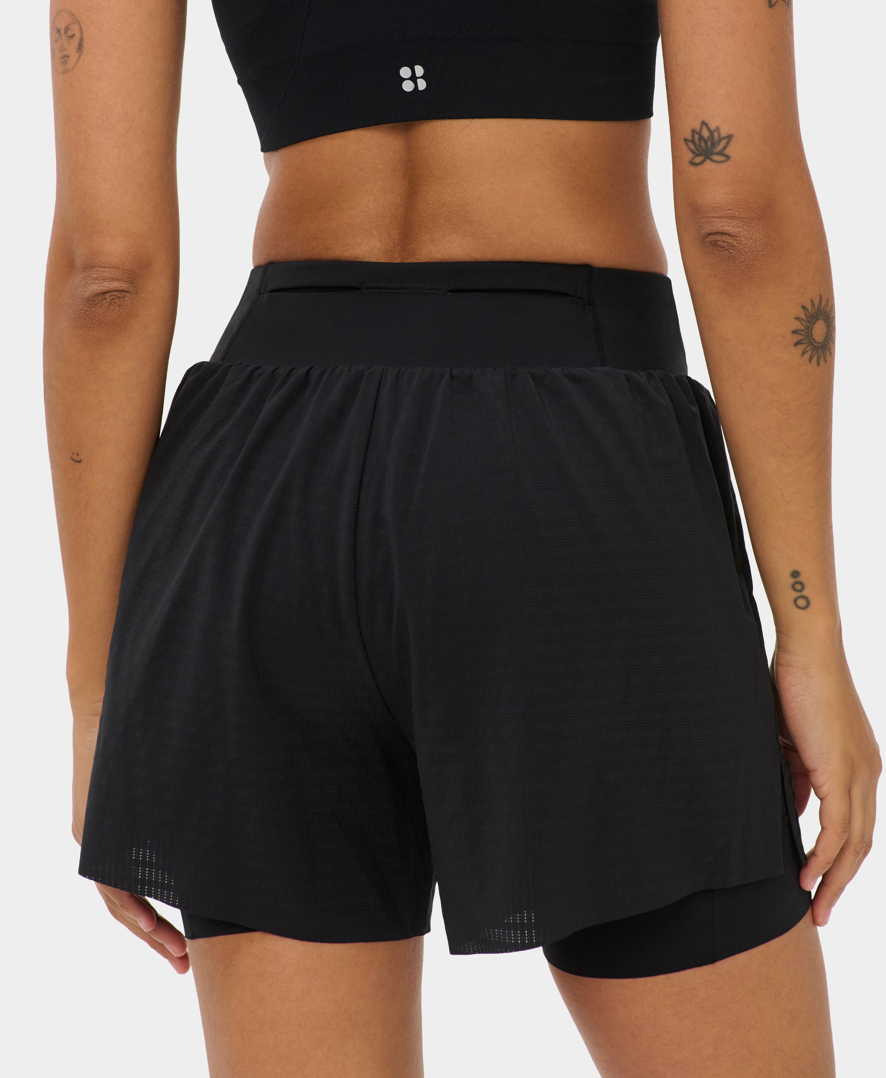 Power 6" Texture Perforated Mesh Shorts