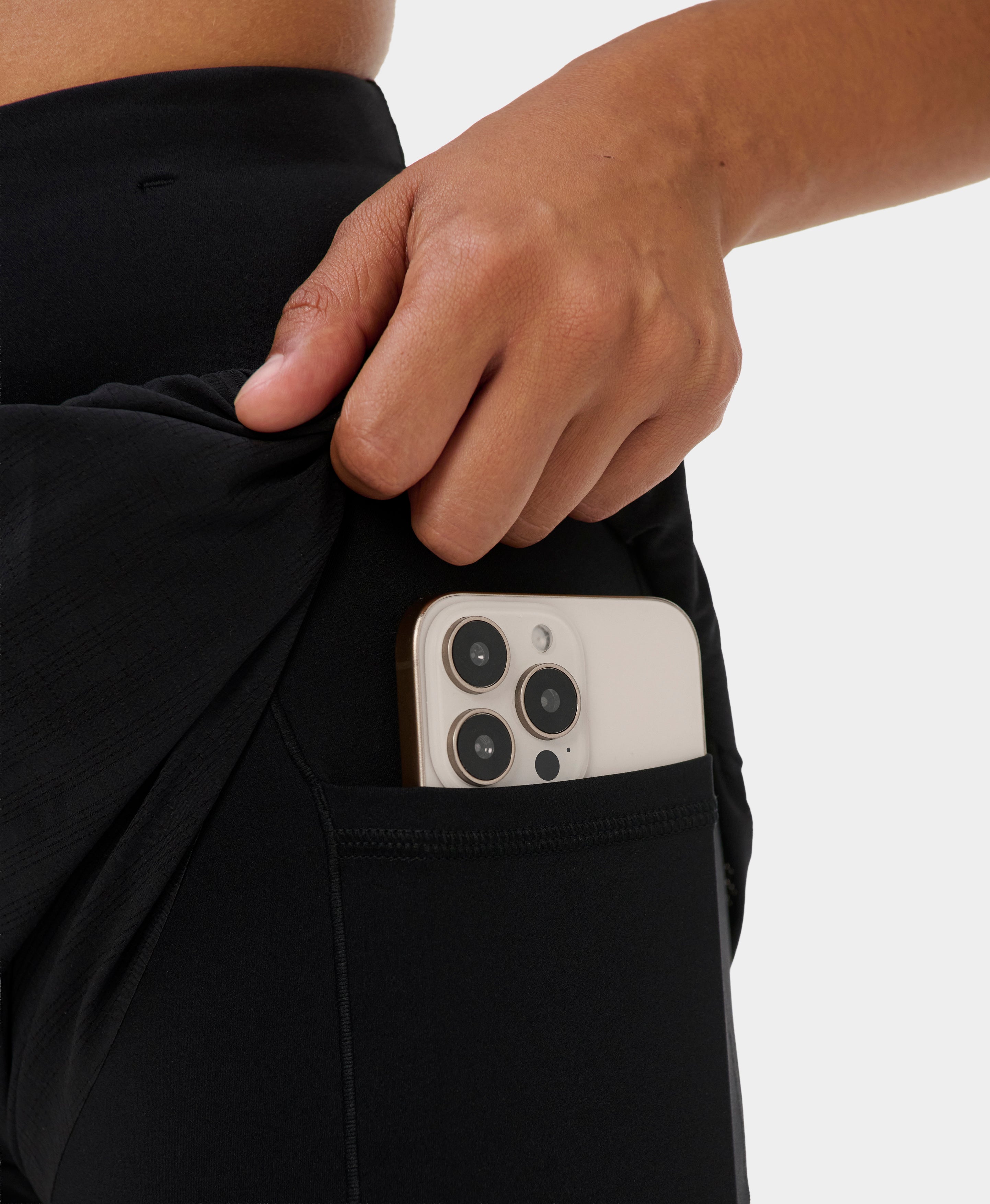 Power 6" Texture Perforated Mesh Shorts