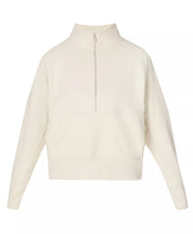 Revive Rib Mix Half Zip Sweatshirt